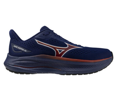 Mizuno Men's Wave Inspire 22 - Beacon Blue/Tomato Puree/Firecracker