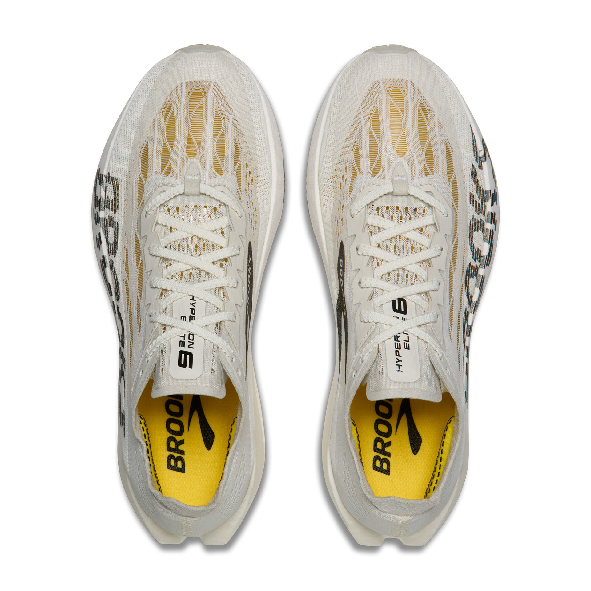 Brooks Hyperion Elite 6 - Vaporous Grey/Yellow/Black - Image 5