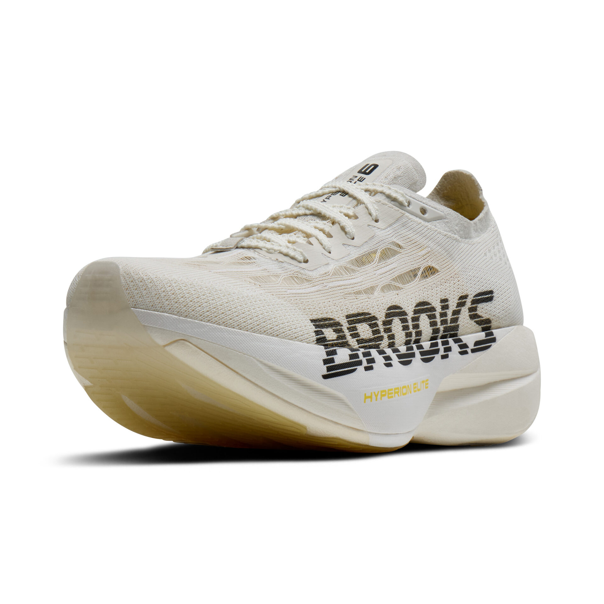 Brooks Hyperion Elite 6 - Vaporous Grey/Yellow/Black - Image 4