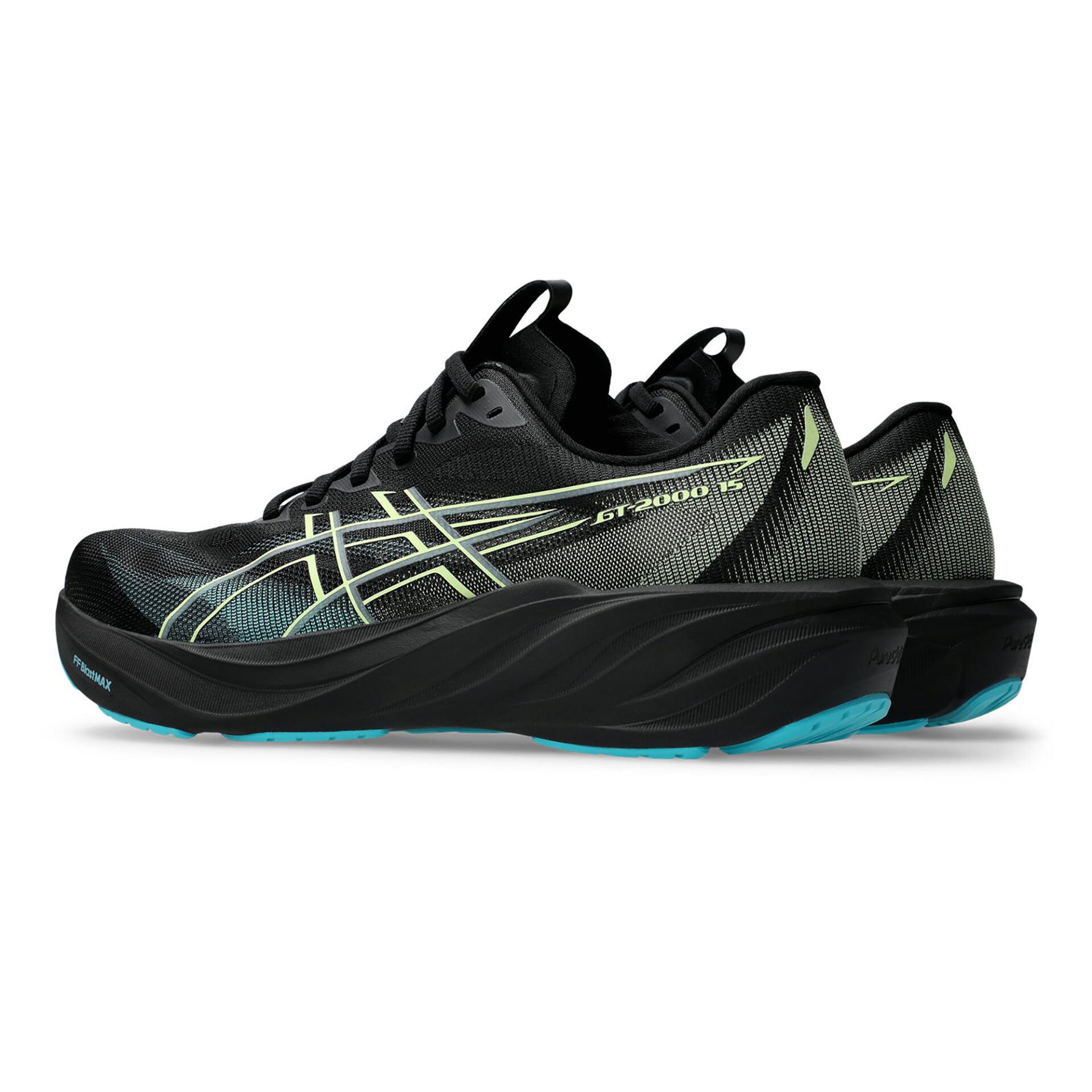 Asics Men's GT-2000 15 - Black/Energy Aqua - Image 4