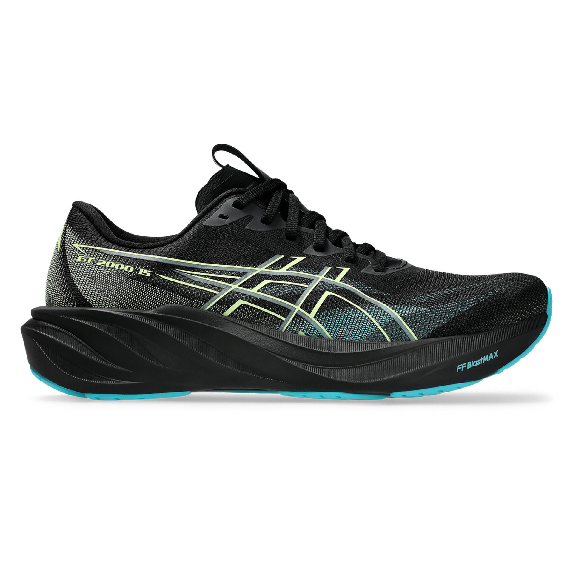 Asics Men's GT-2000 15 - Black/Energy Aqua