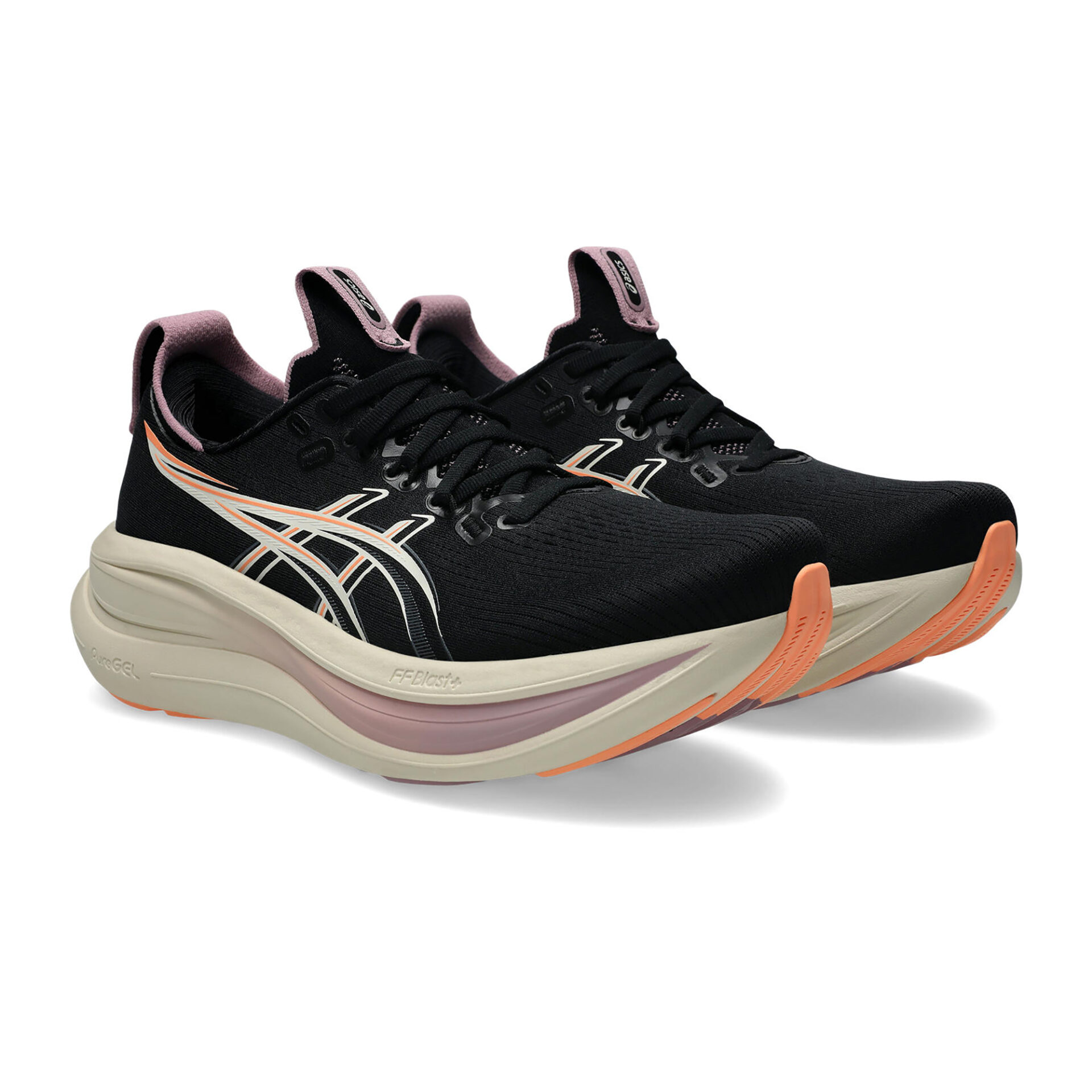 Asics Women's Gel-Nimbus 28 - Black/Taro Purple - Image 3