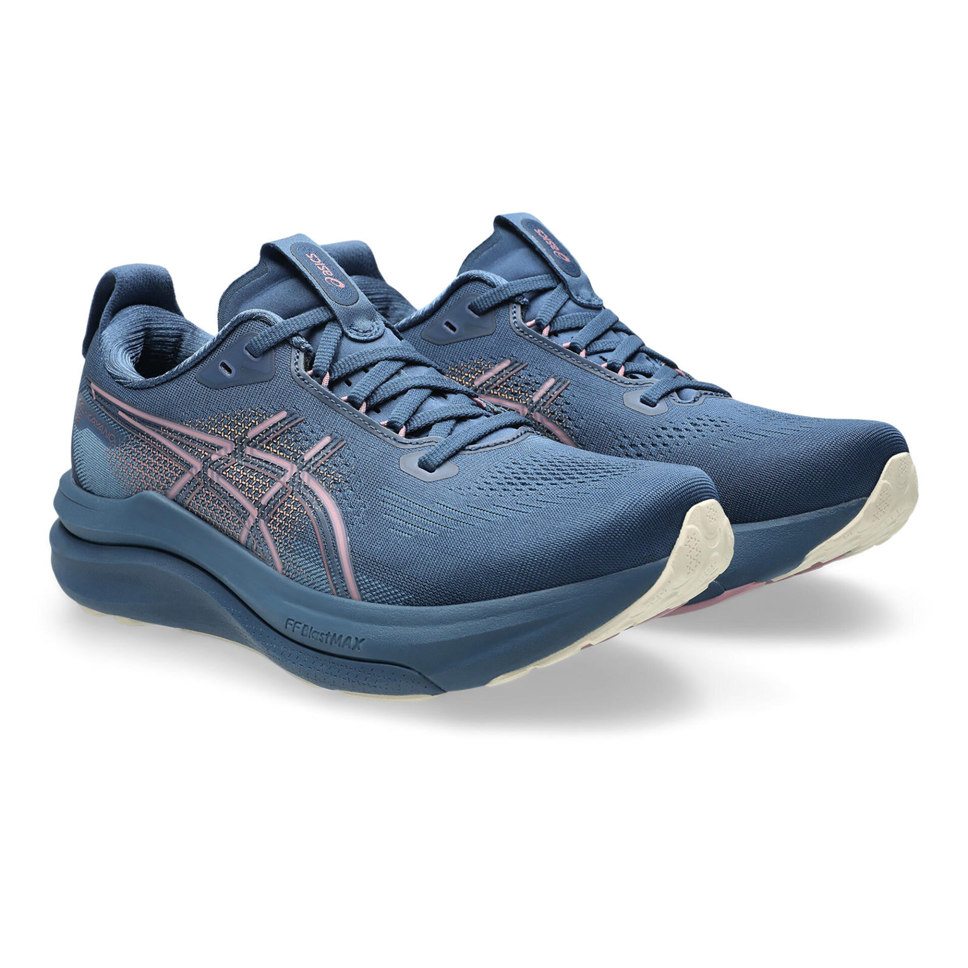 Asics Women's Gel-Kayano 33 - Grand Shark/Taro Purple - Image 3