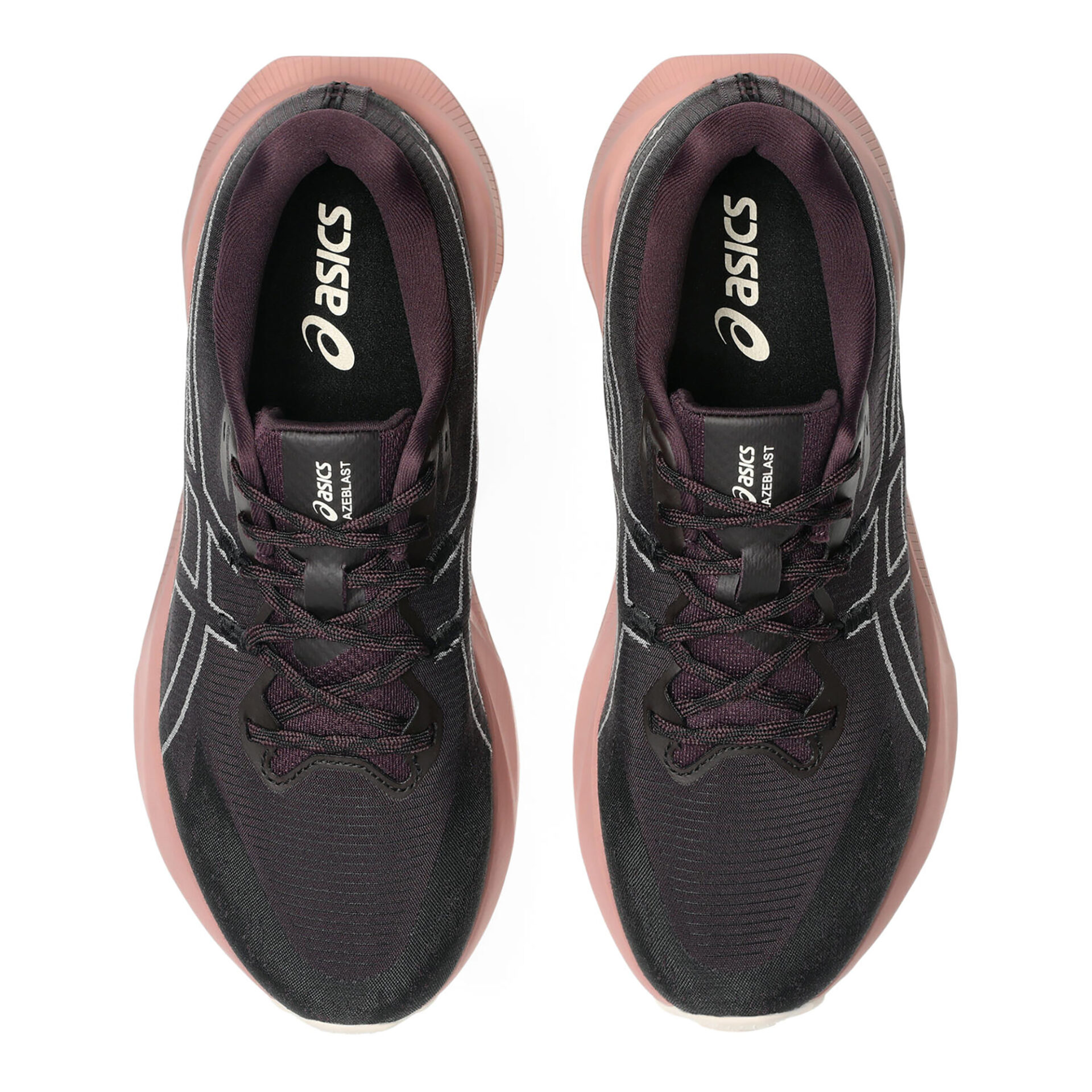 Asics Women's Blazeblast - Dark Aubergine/Rose Dust - Image 6
