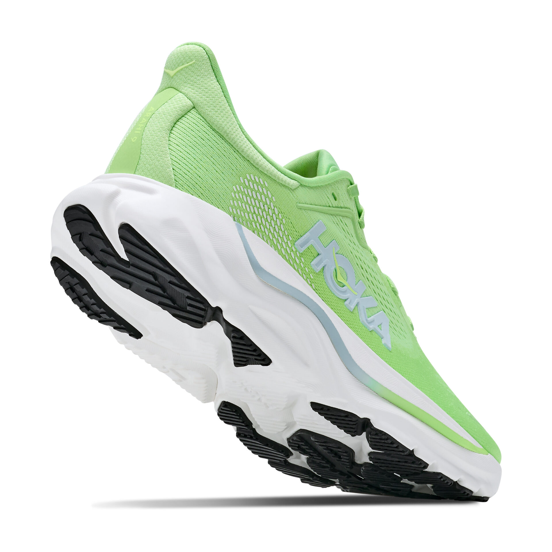 Hoka Women's Arahi 9 - Tart Apple/Glimmering Blue - Image 5