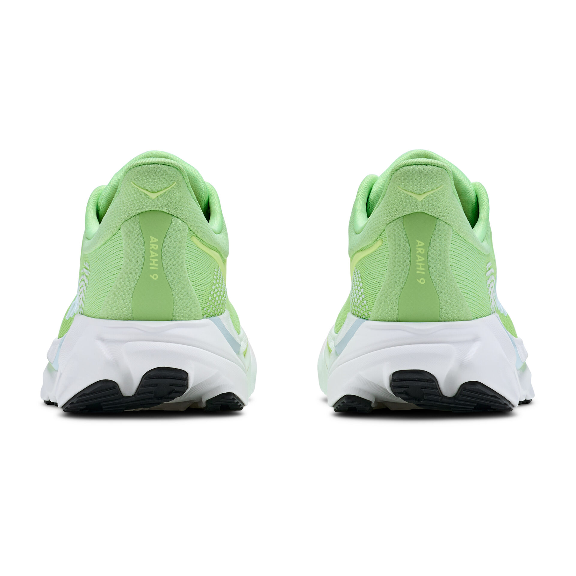Hoka Women's Arahi 9 - Tart Apple/Glimmering Blue - Image 8