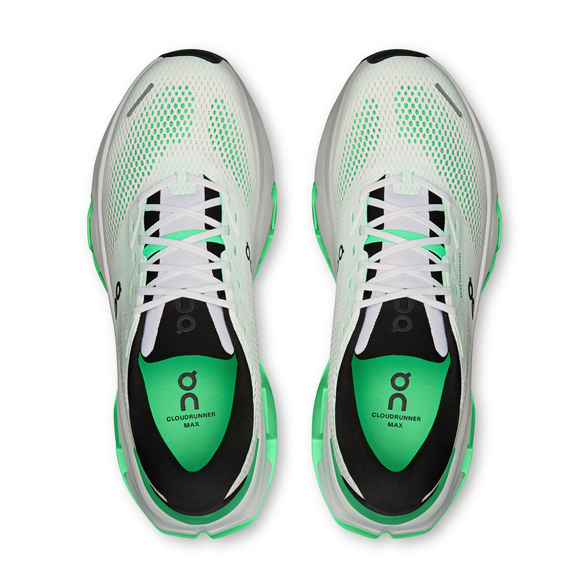 On Men's Cloudrunner 3 Max - White/Verdite - Image 4