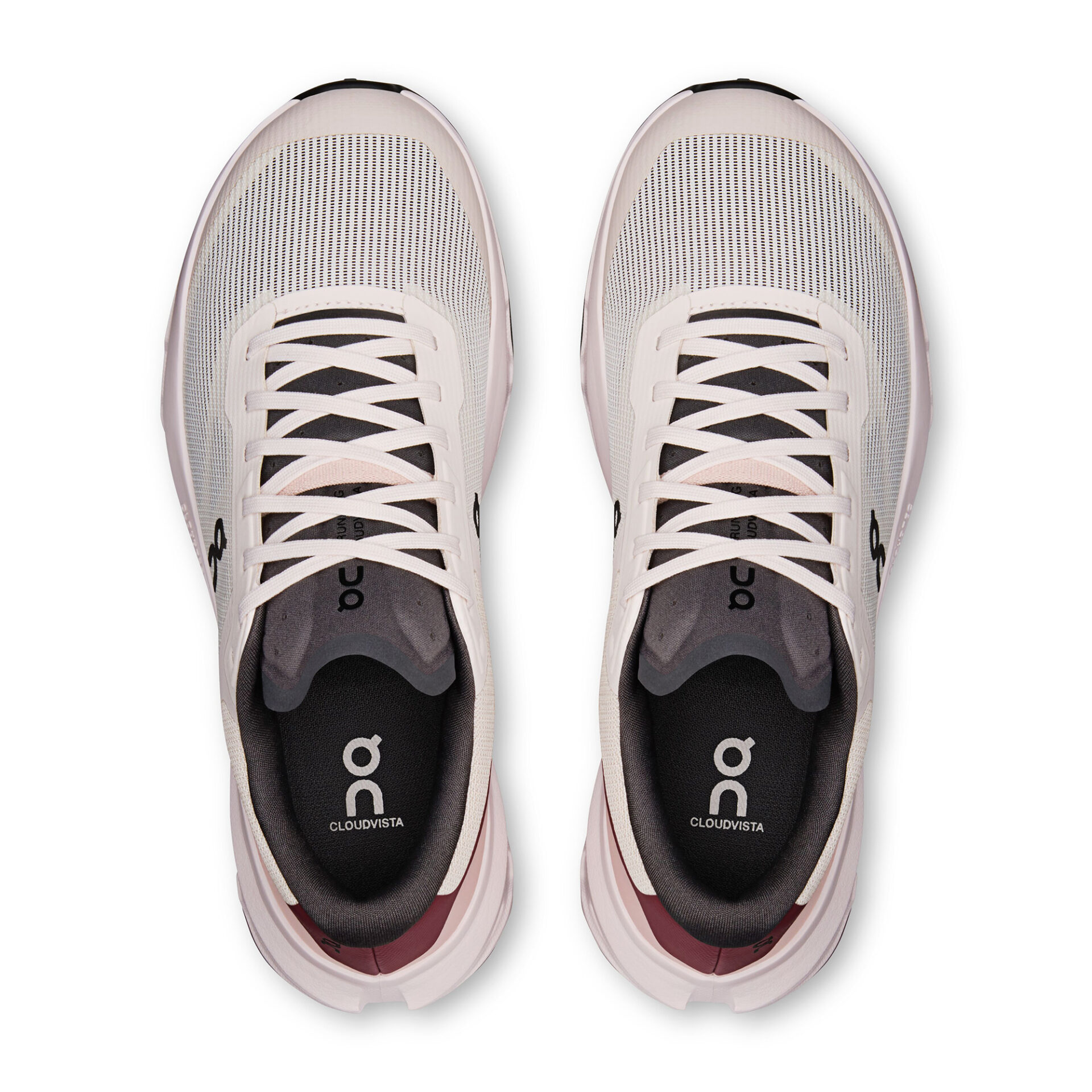 On Women's Cloudvista 3 - Oyster/Barberry - Image 4