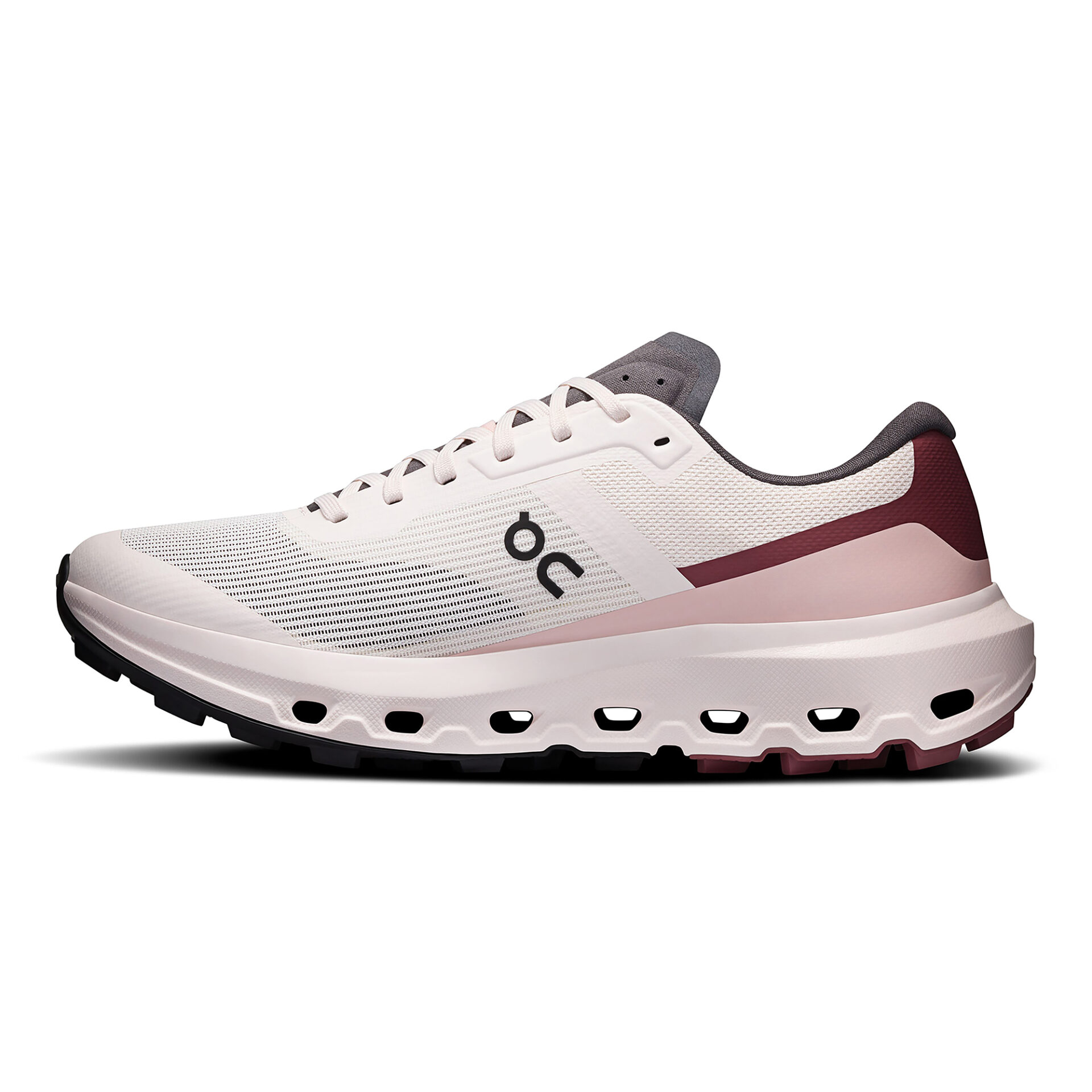 On Women's Cloudvista 3 - Oyster/Barberry - Image 2