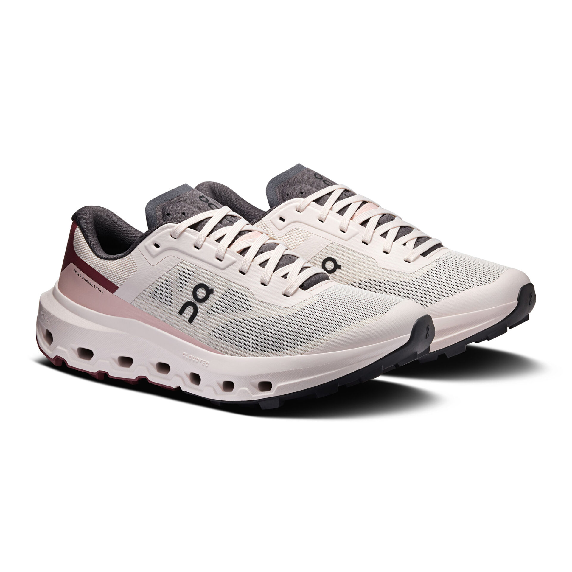 On Women's Cloudvista 3 - Oyster/Barberry - Image 3