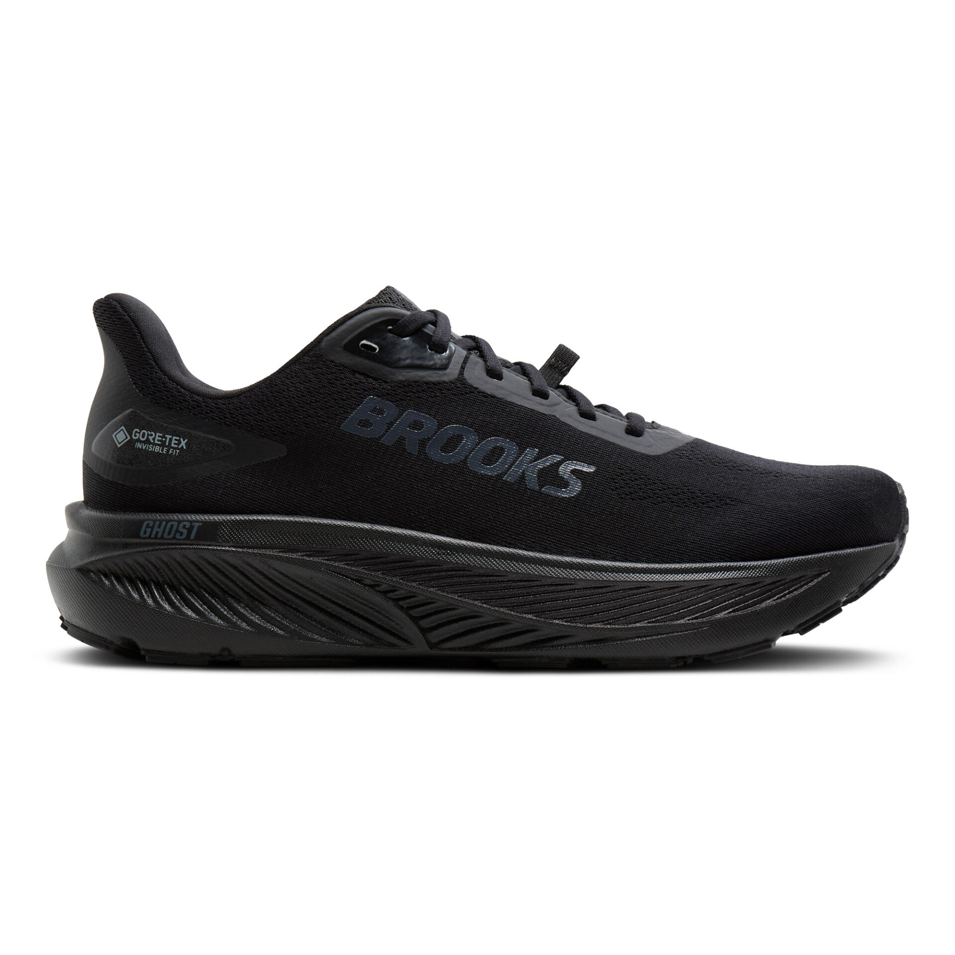 Brooks Men's Ghost 18 GTX - Black/Black/Ebony