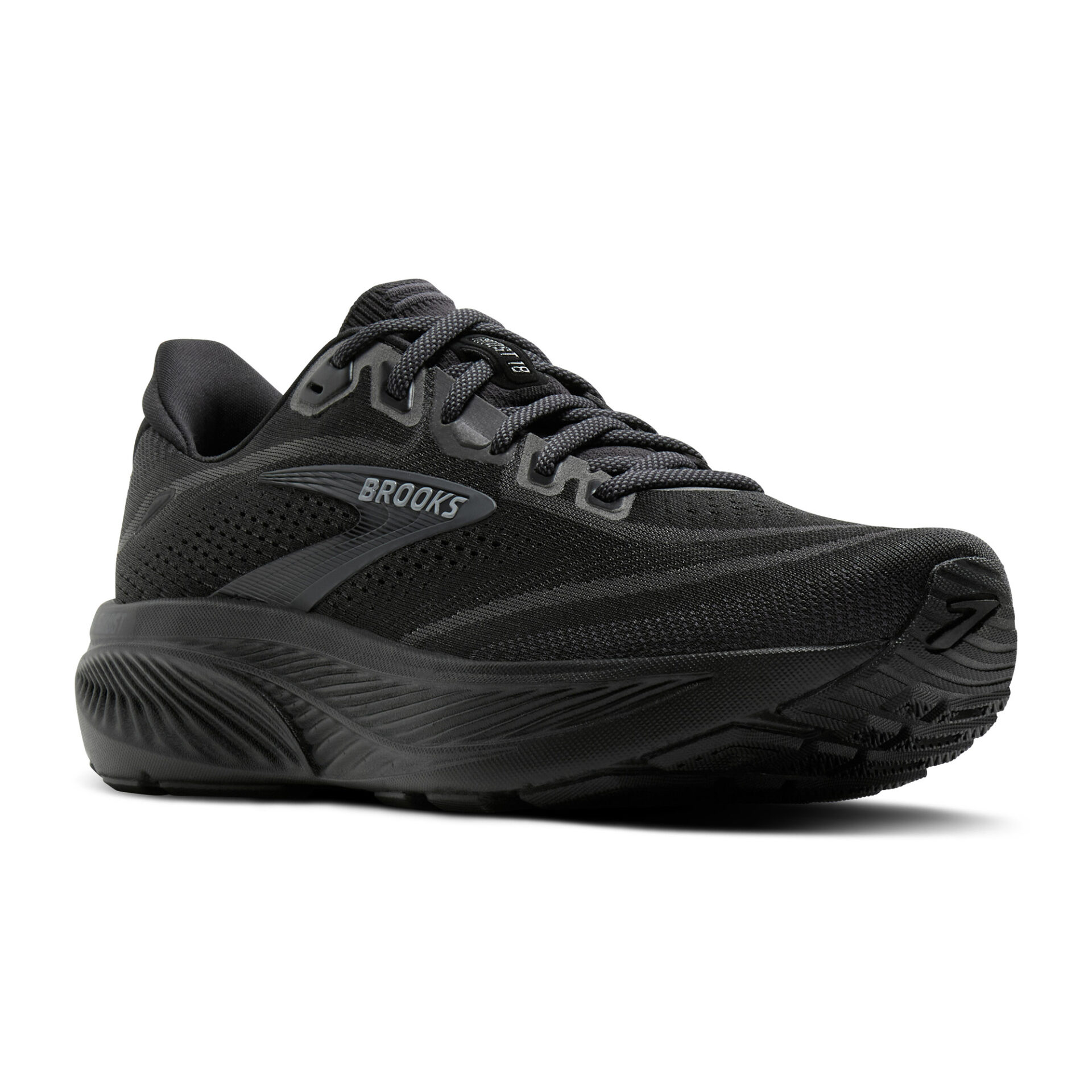 Brooks Men's Ghost 18 (Wide 2E) - Black/Black/Ebony - Image 3
