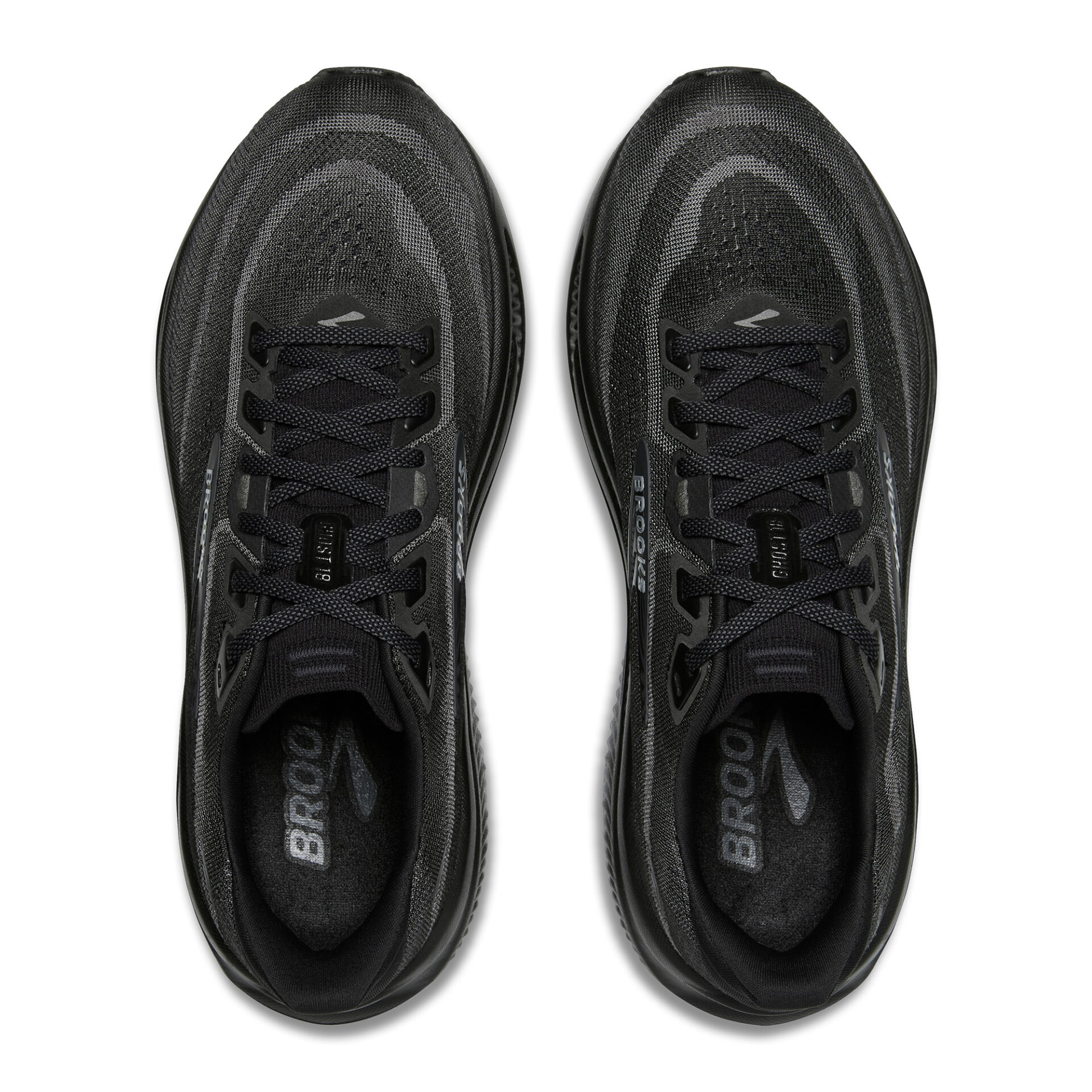 Brooks Men's Ghost 18 (Wide 2E) - Black/Black/Ebony - Image 5