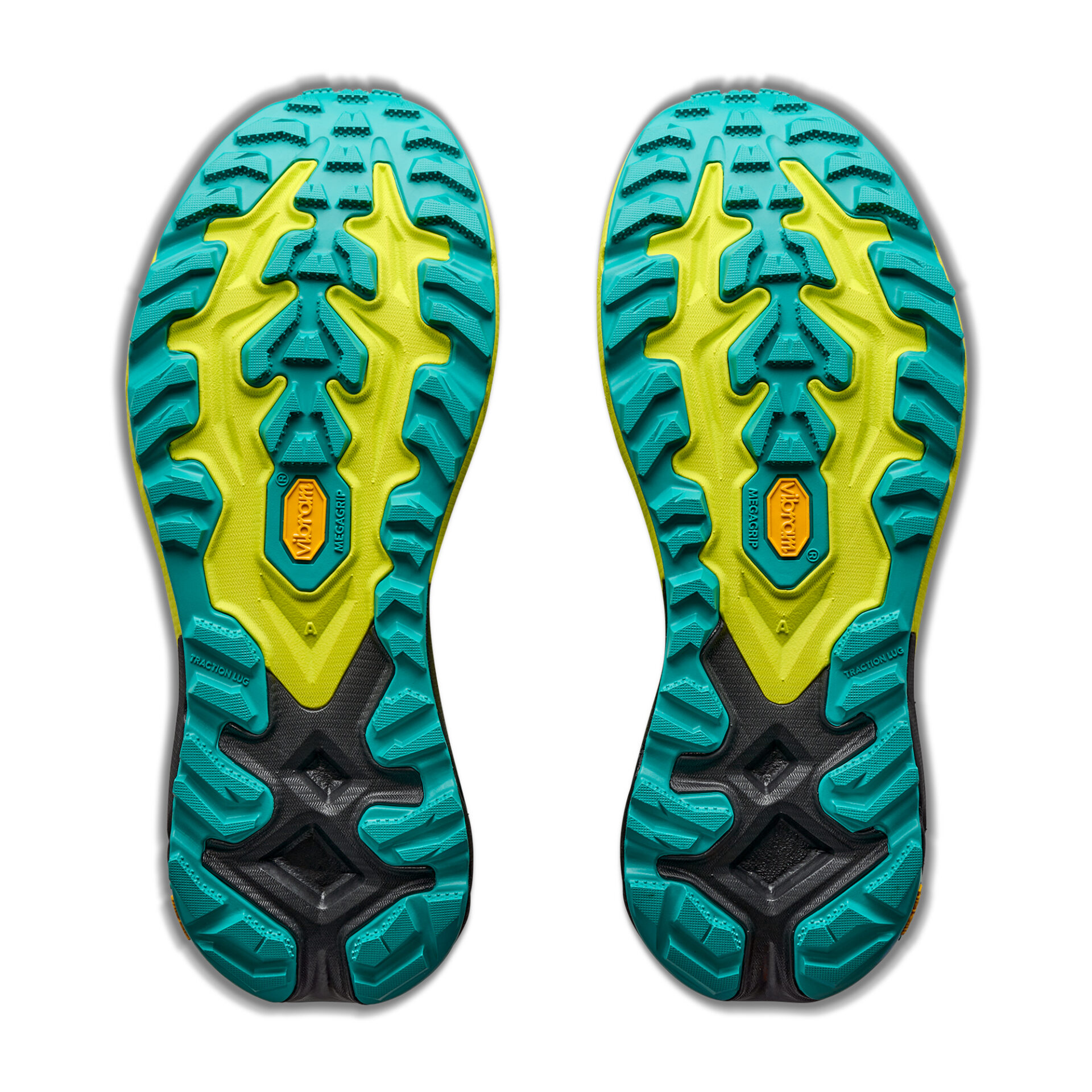Hoka Men's Mafate 5 - Black/Hoka Citrus - Image 7