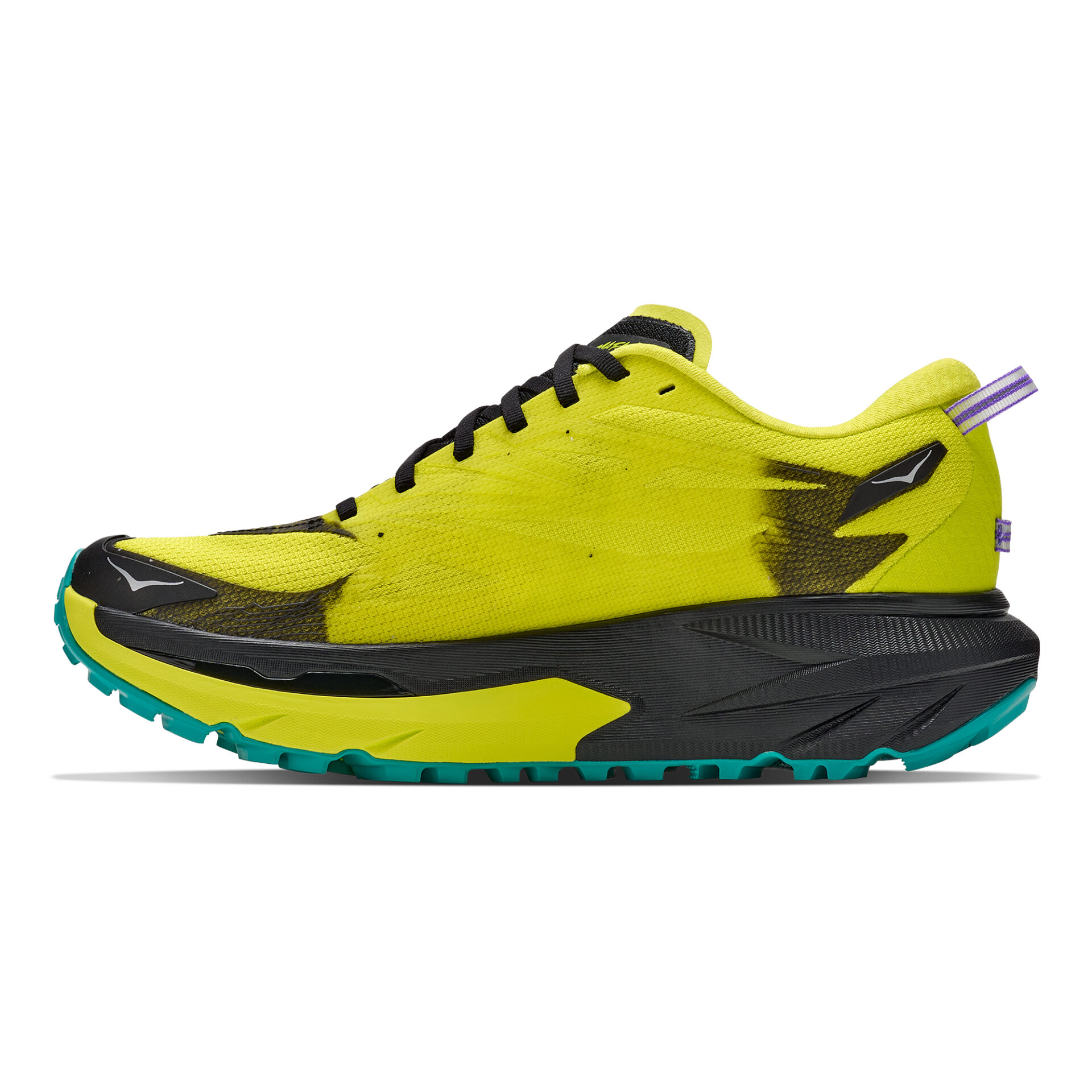 Hoka Men's Mafate 5 - Black/Hoka Citrus - Image 2