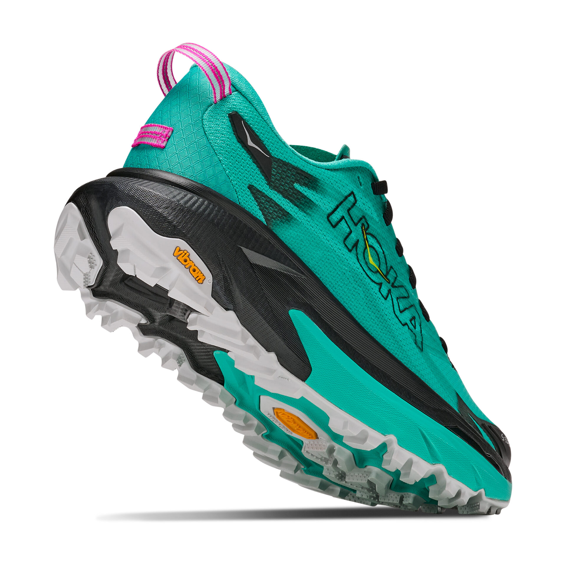 Hoka Women's Mafate 5 - Black/Electric Aqua - Image 5