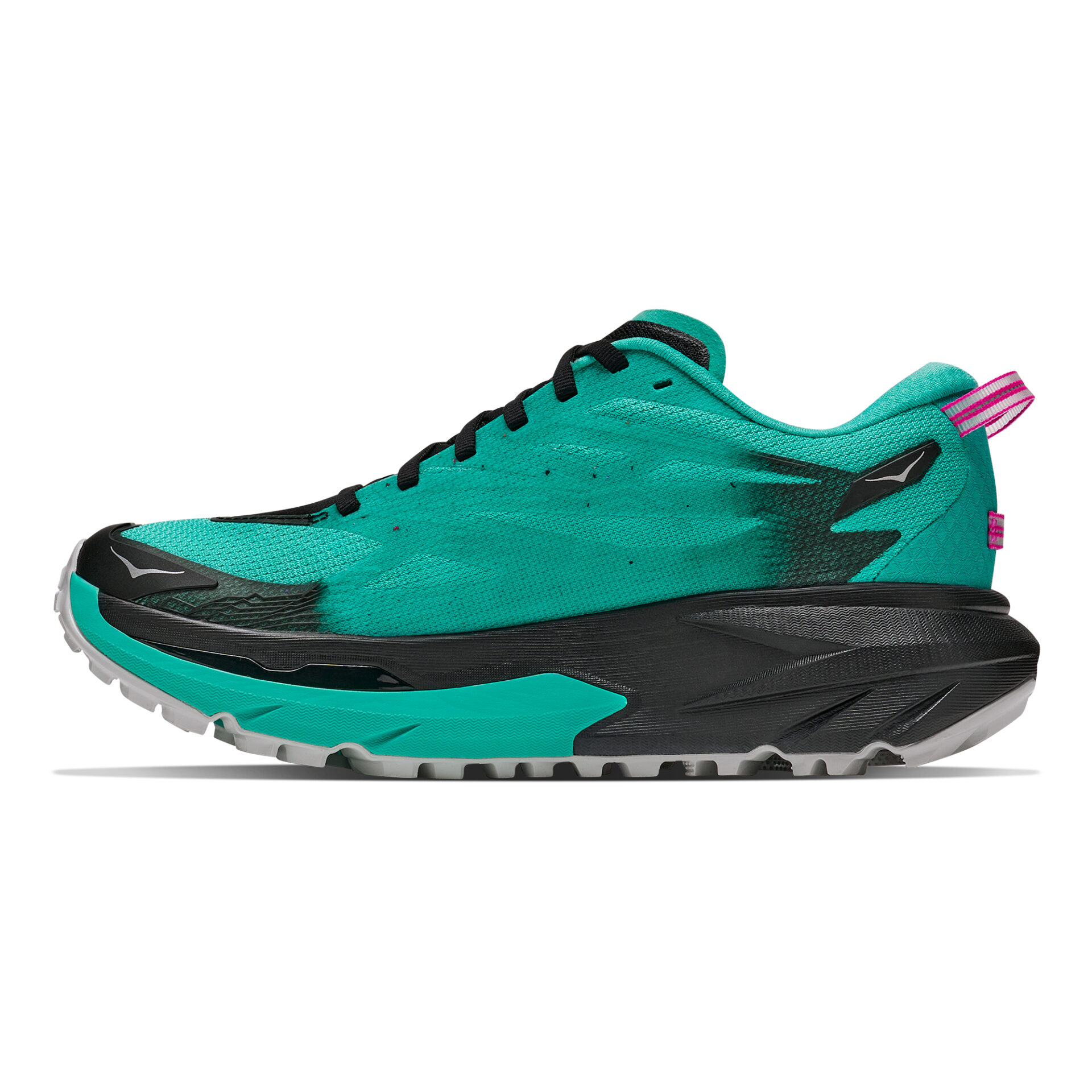 Hoka Women's Mafate 5 - Black/Electric Aqua - Image 2
