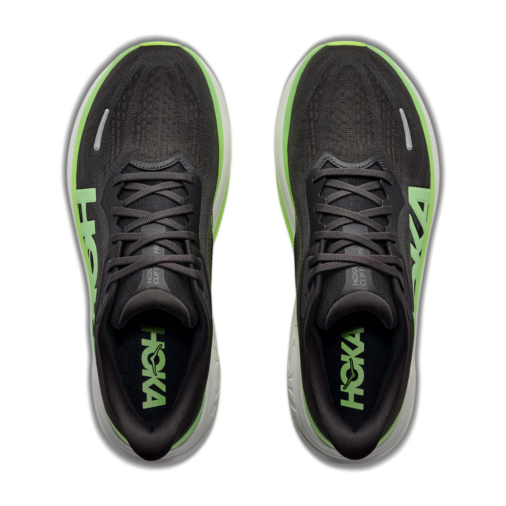 Hoka Men's Clifton Pro - Carbon Black/Tart Apple - Image 5