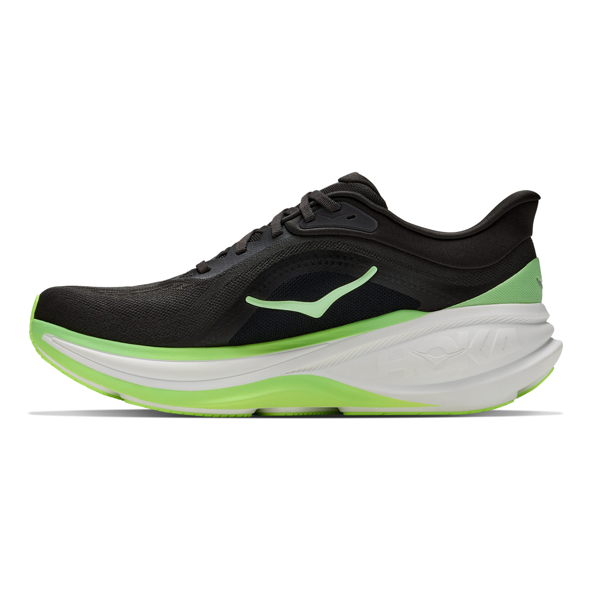 Hoka Men's Clifton Pro - Carbon Black/Tart Apple - Image 2