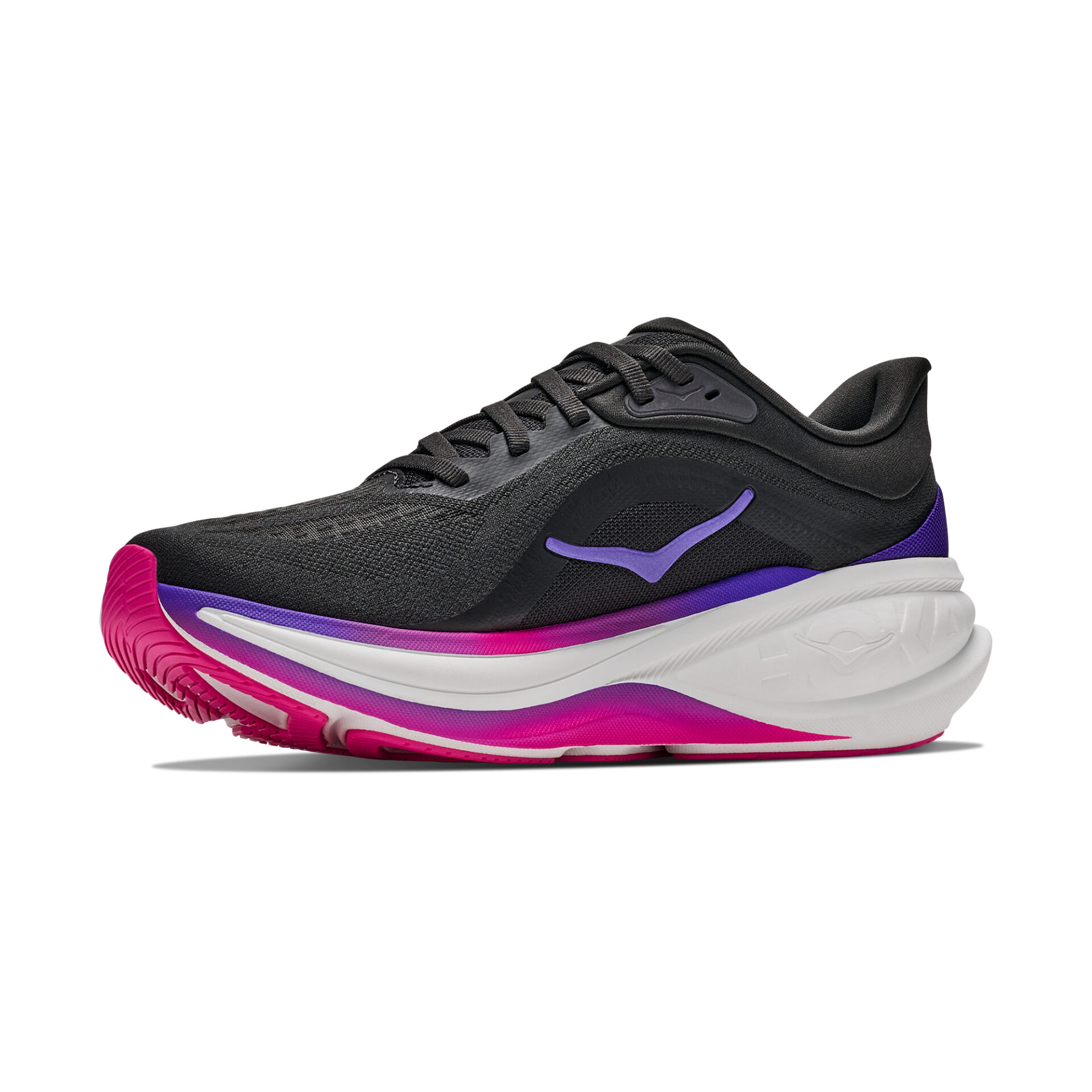 Hoka Women's Clifton Pro - Carbon Black/Cosmic Purple - Image 4