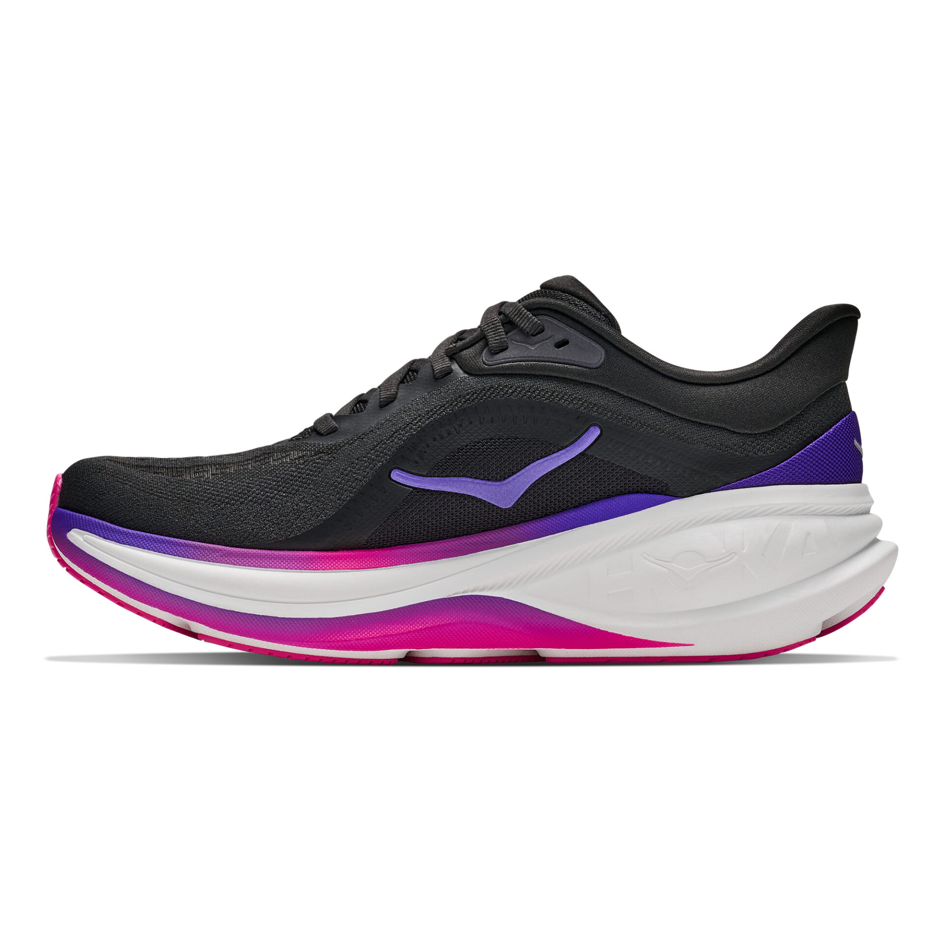 Hoka Women's Clifton Pro - Carbon Black/Cosmic Purple - Image 2