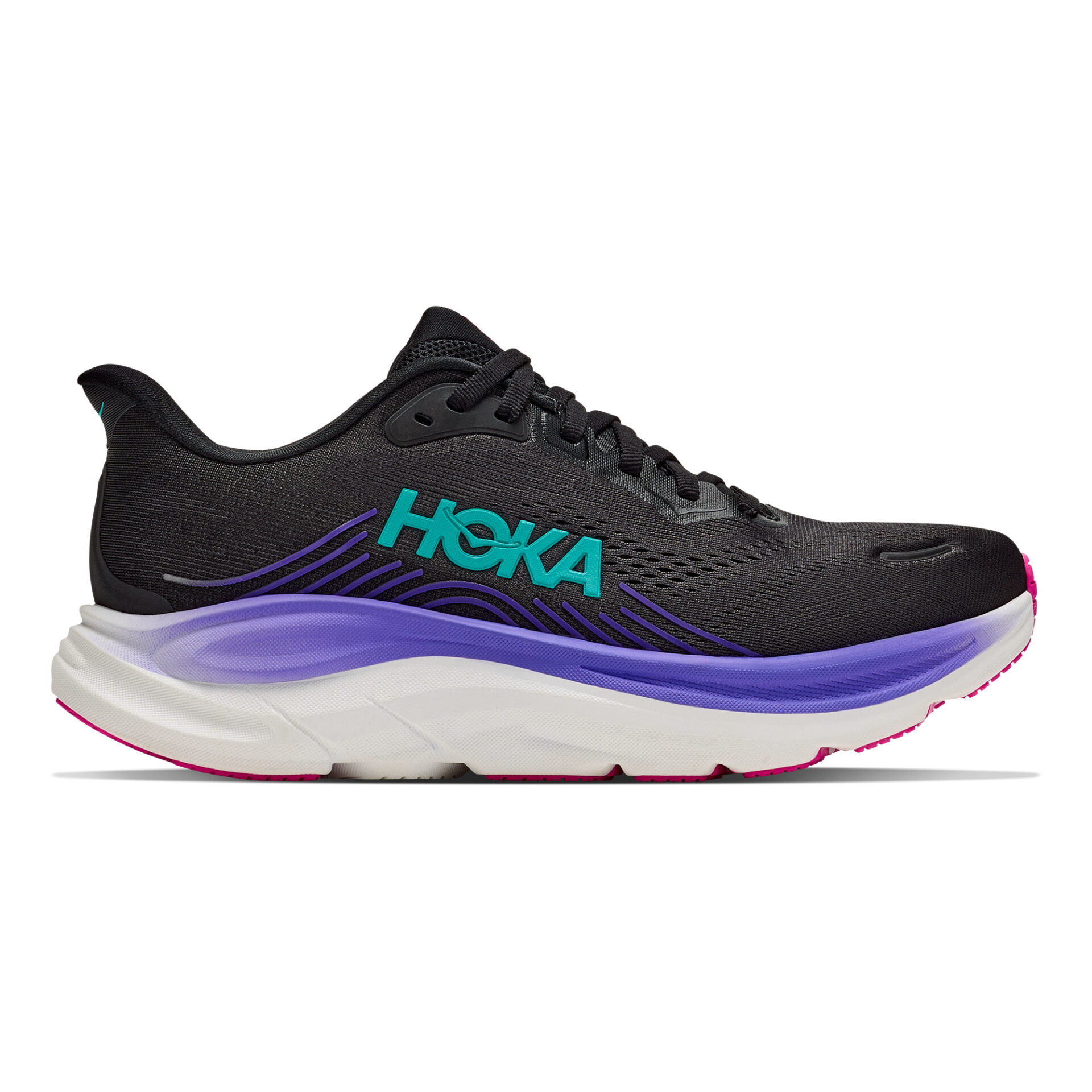 Hoka Women's Clifton 11 - Black/Neon Nebula
