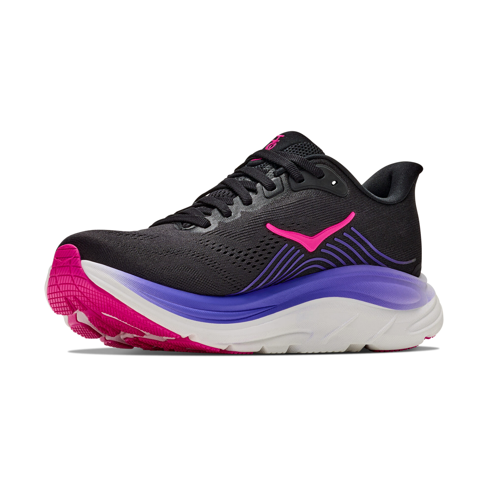 Hoka Women's Clifton 11 - Black/Neon Nebula - Image 4