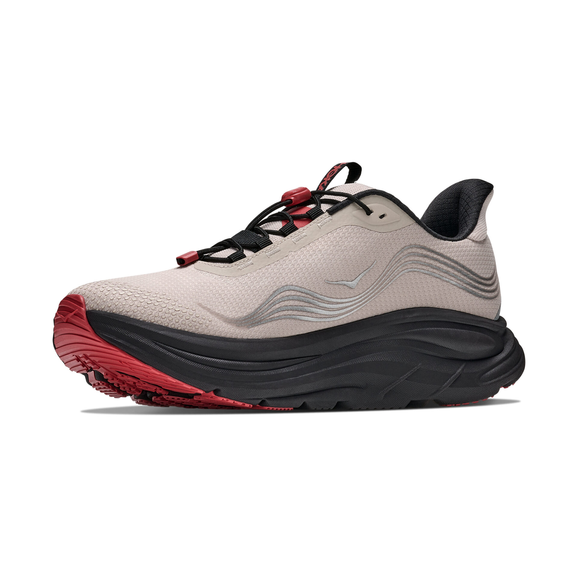 Hoka Men's Clifton 11 GTX - River Rock Grey/Carbon Black - Image 4
