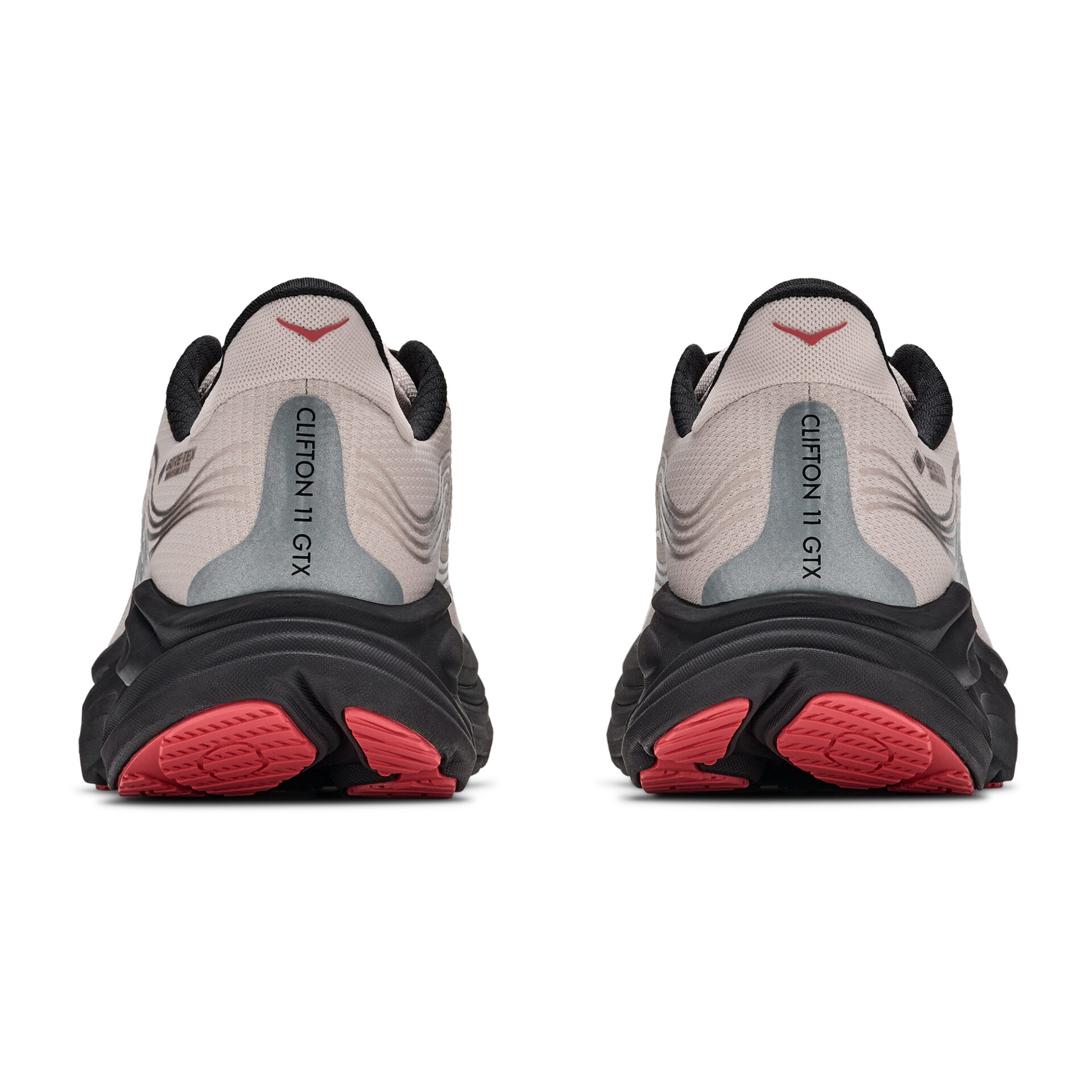 Hoka Men's Clifton 11 GTX - River Rock Grey/Carbon Black - Image 8