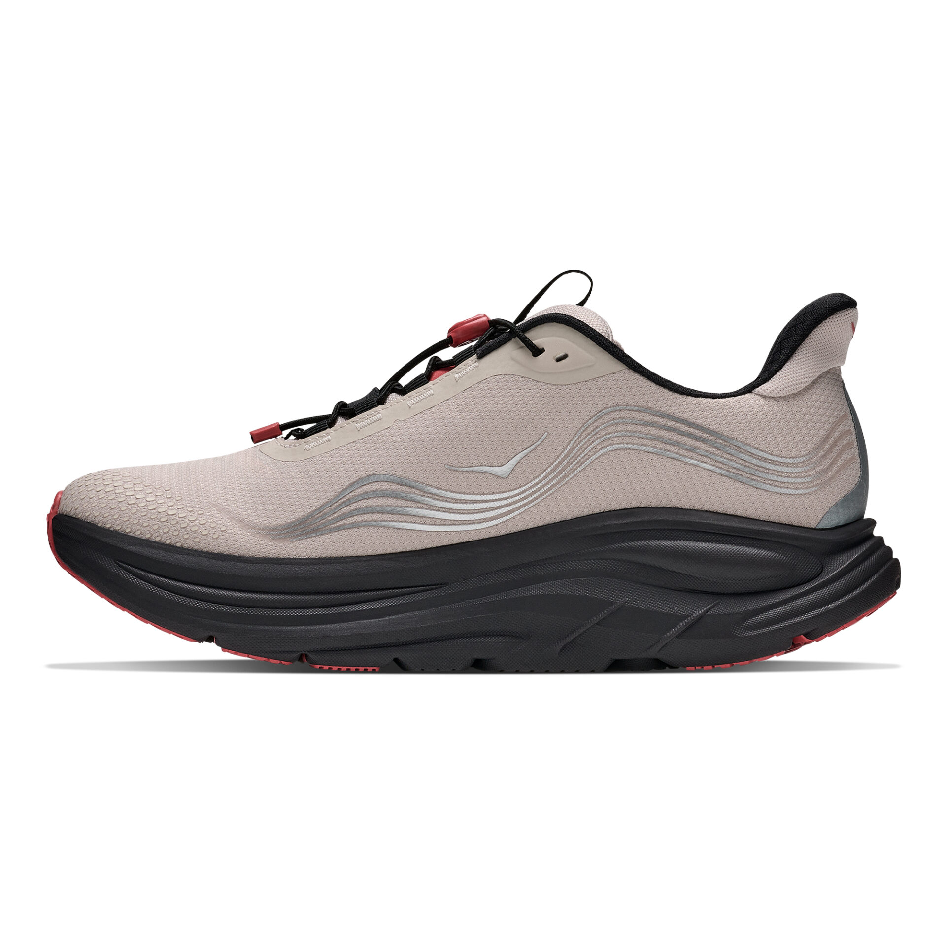 Hoka Men's Clifton 11 GTX - River Rock Grey/Carbon Black - Image 2