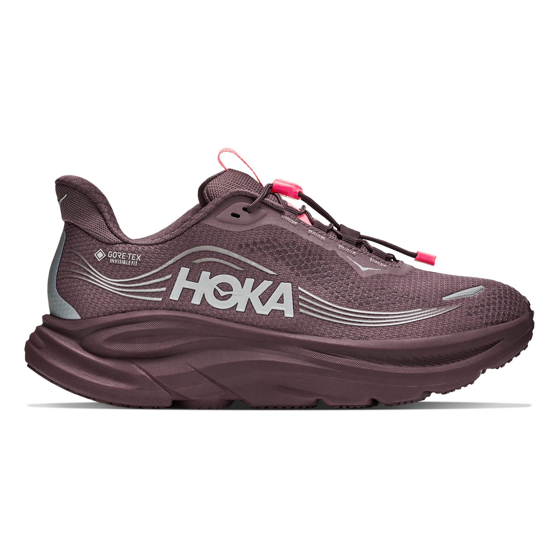 Hoka Women's Clifton 11 GTX - Smoky Quartz/Deep Mauve