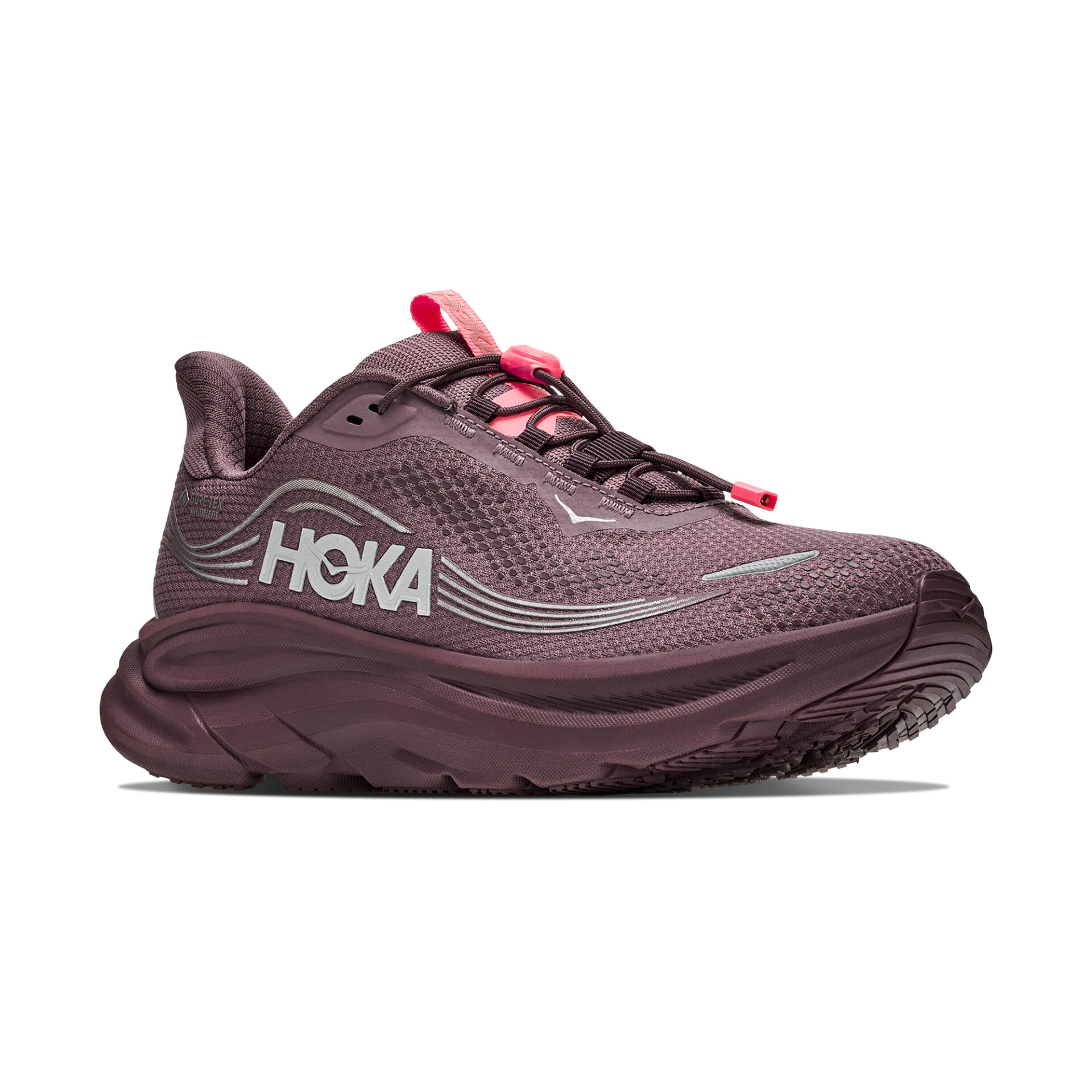 Hoka Women's Clifton 11 GTX - Smoky Quartz/Deep Mauve - Image 3
