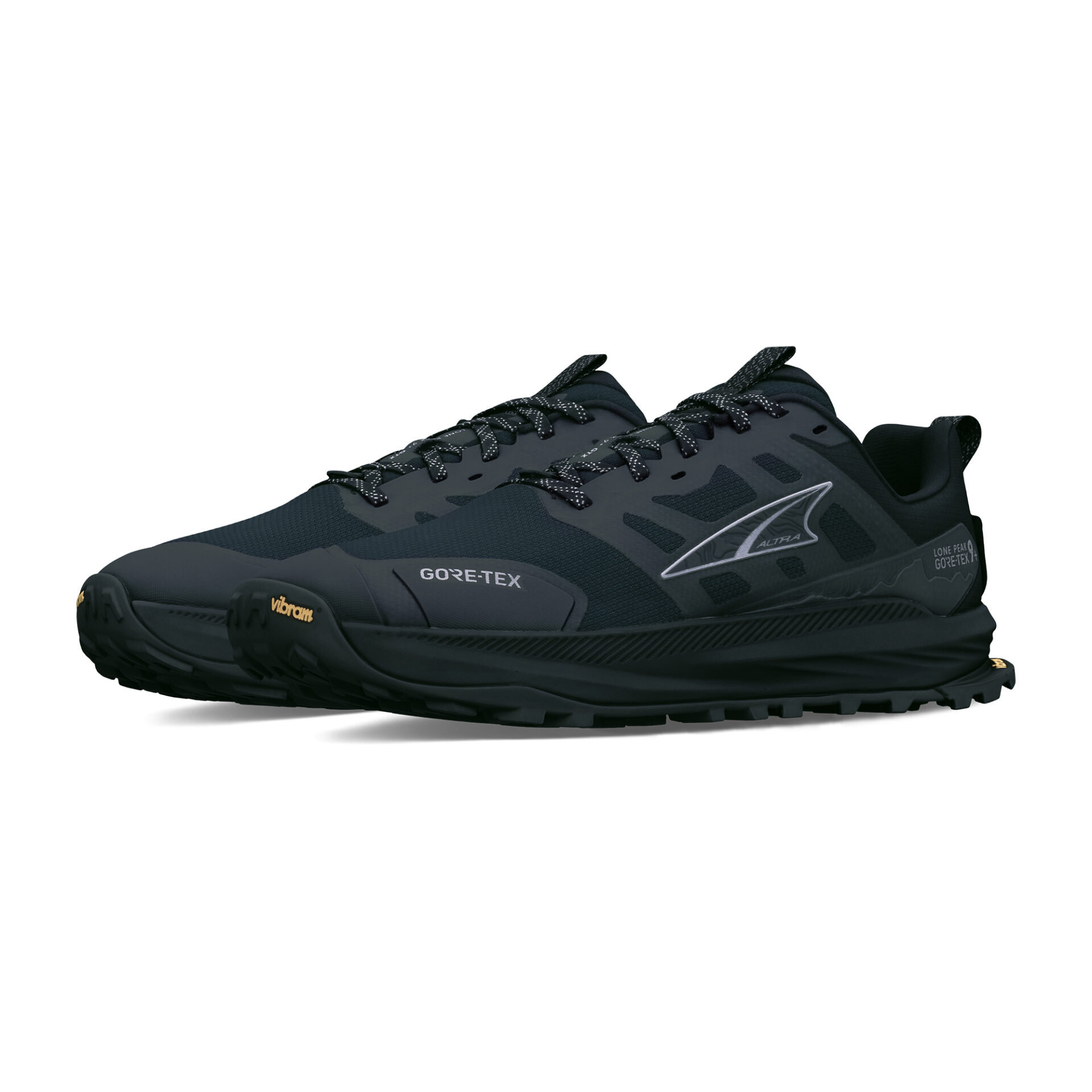 Altra Men's Lone Peak 9+ GTX - Black/Black - Image 3