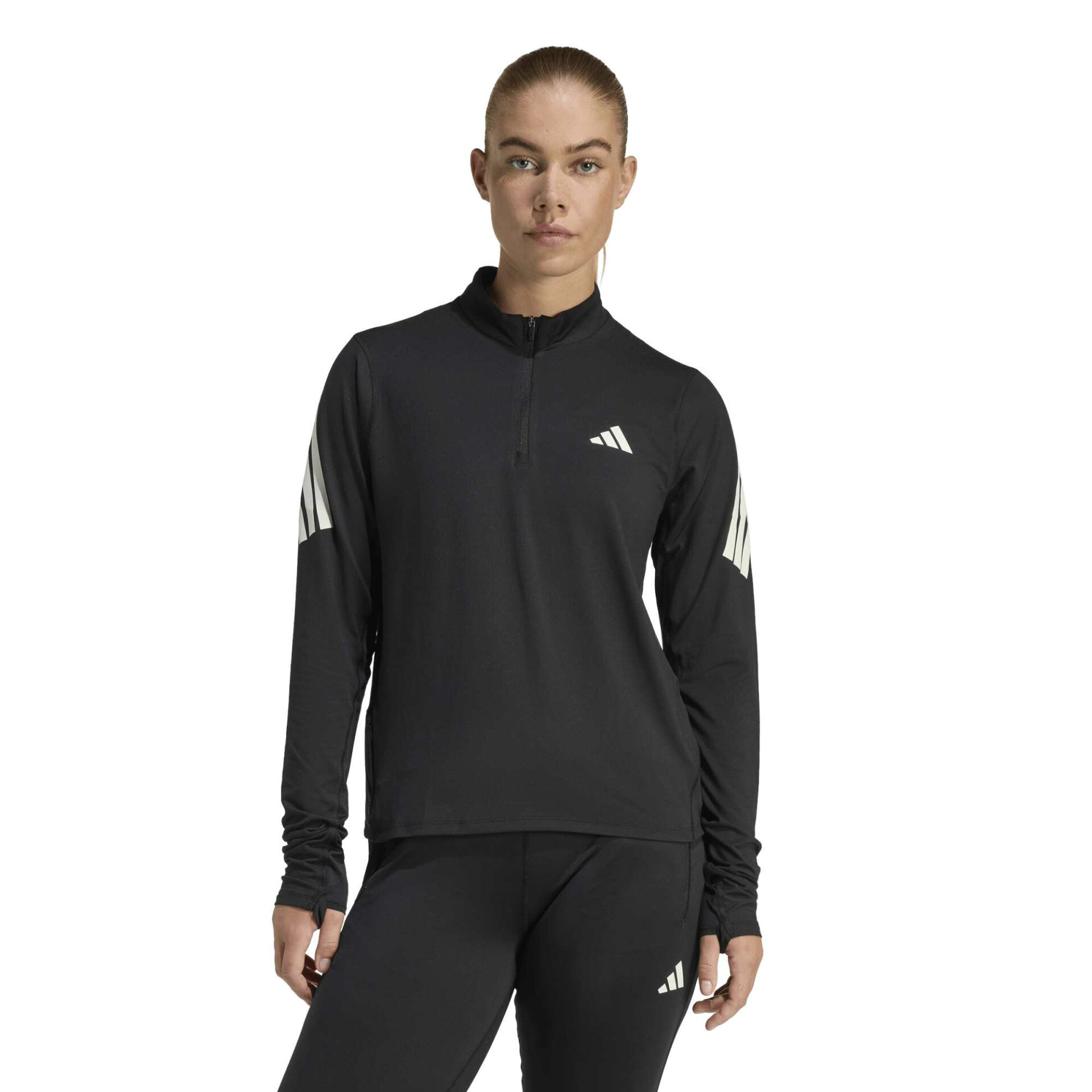 Adidas Women's adi365 1/2 Zip Pullover - Black