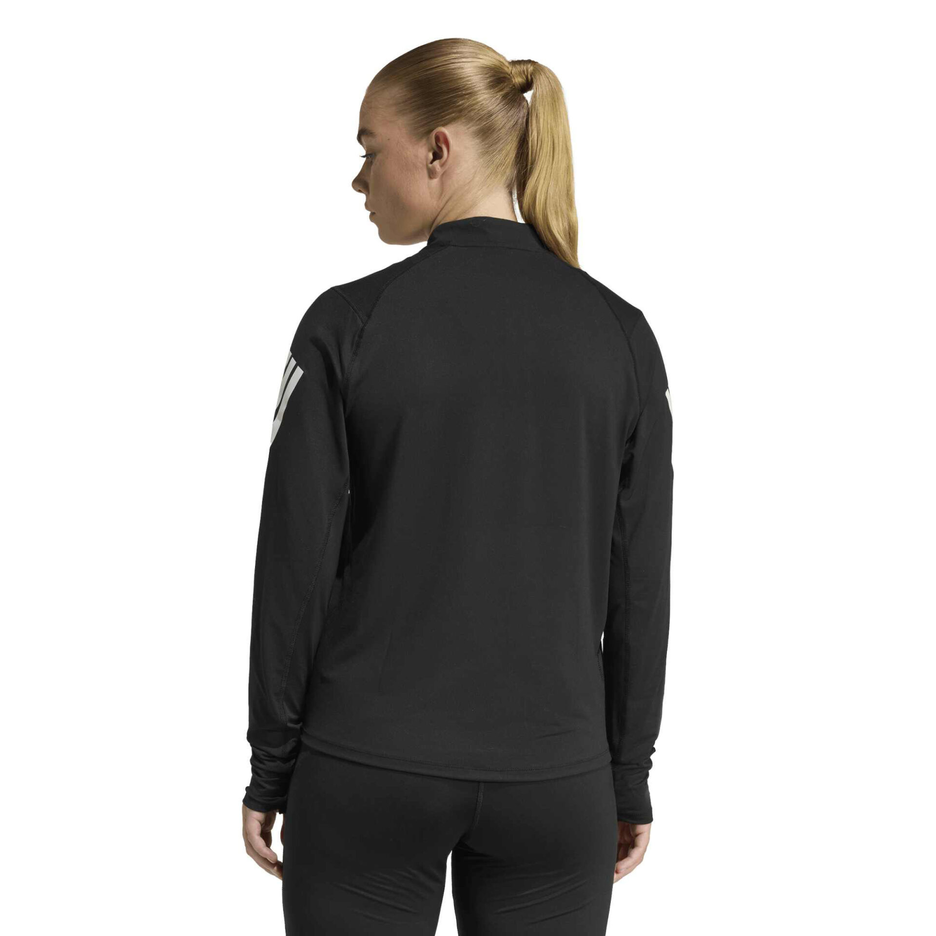 Adidas Women's adi365 1/2 Zip Pullover - Black - Image 2