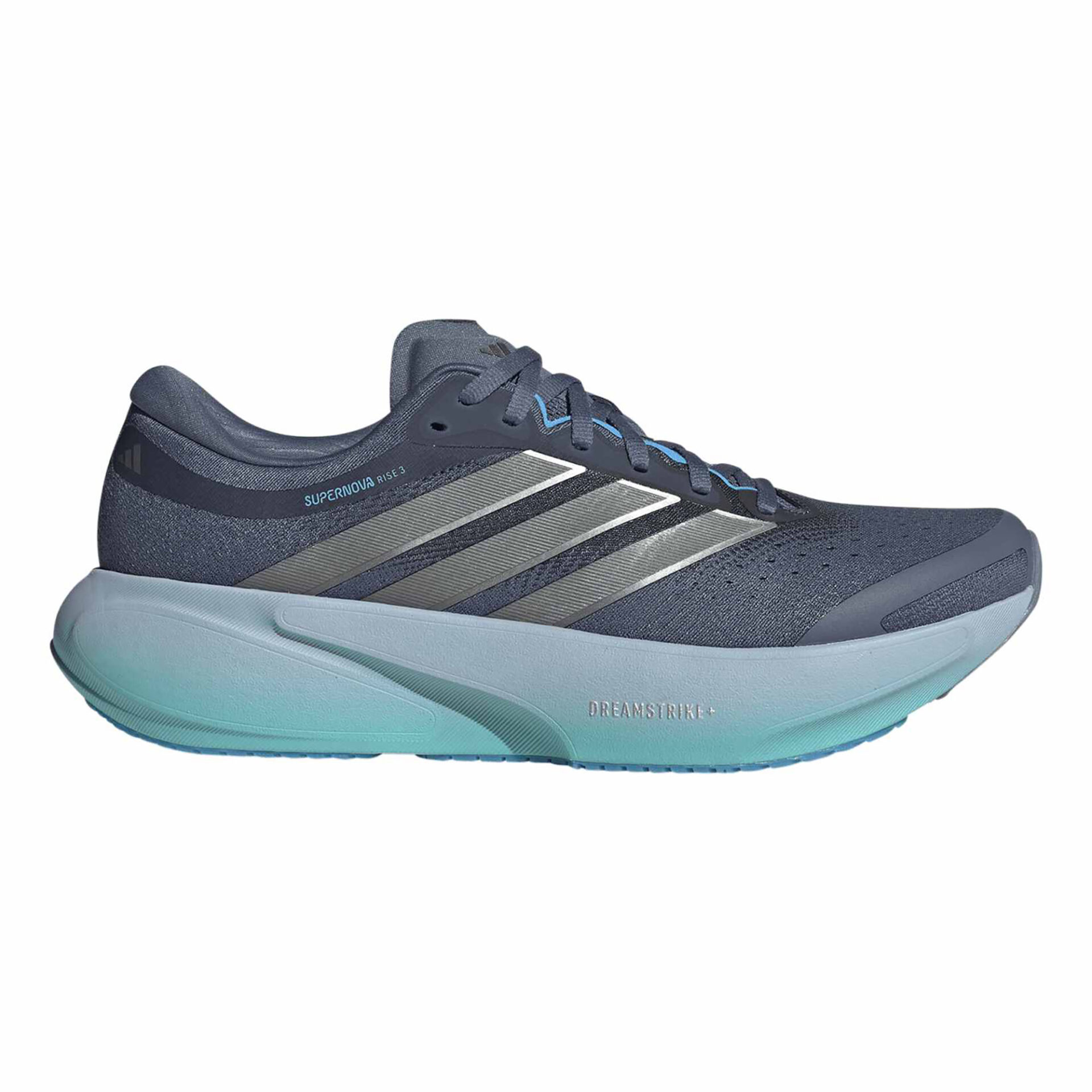 Adidas Men's Supernova Rise 3 - Tech Ink/Iron Metallic/Lucid Aquamarine