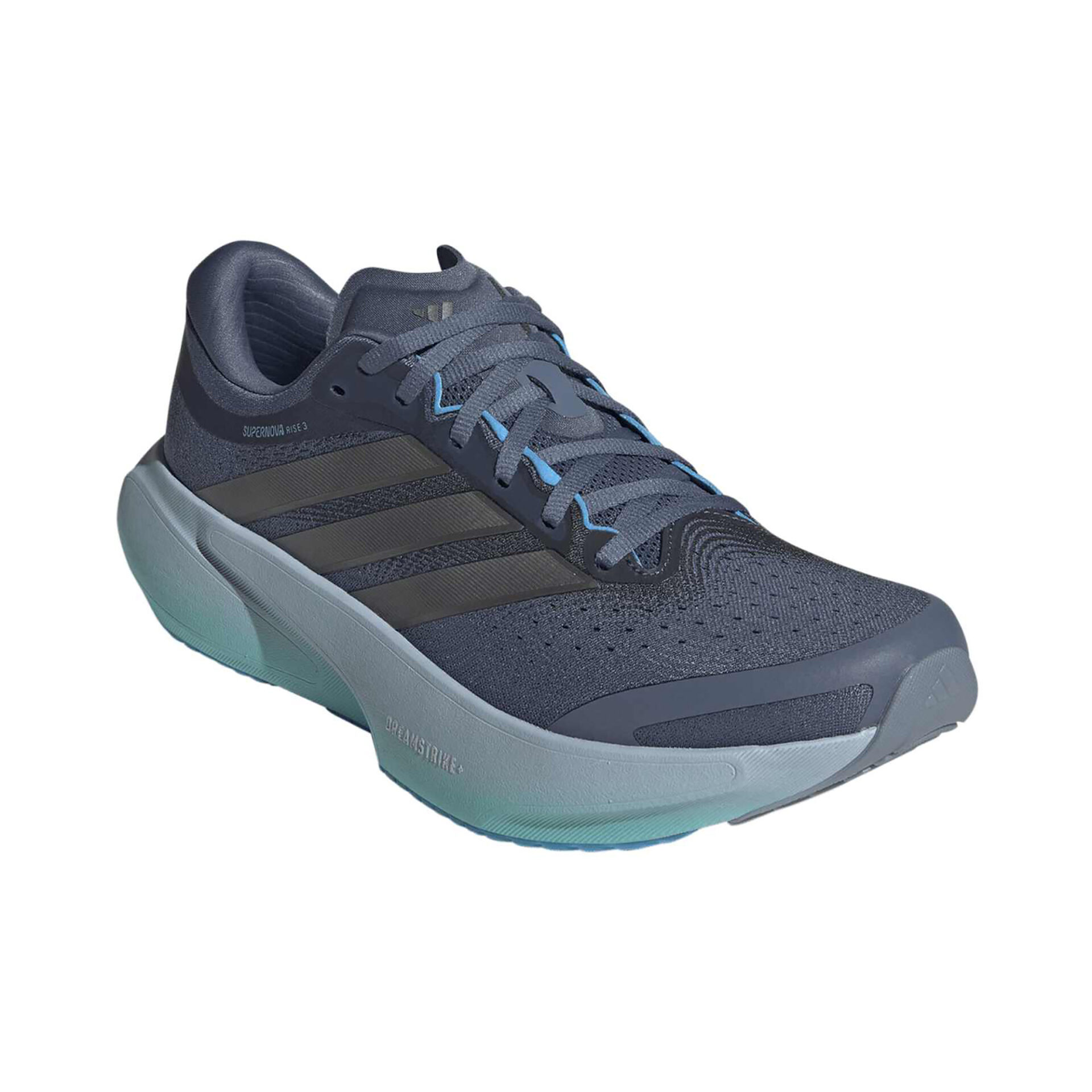 Adidas Men's Supernova Rise 3 - Tech Ink/Iron Metallic/Lucid Aquamarine - Image 3