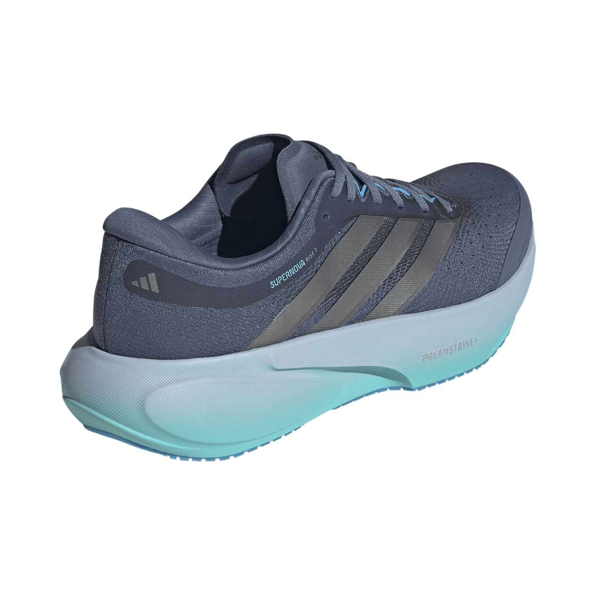 Adidas Men's Supernova Rise 3 - Tech Ink/Iron Metallic/Lucid Aquamarine - Image 4
