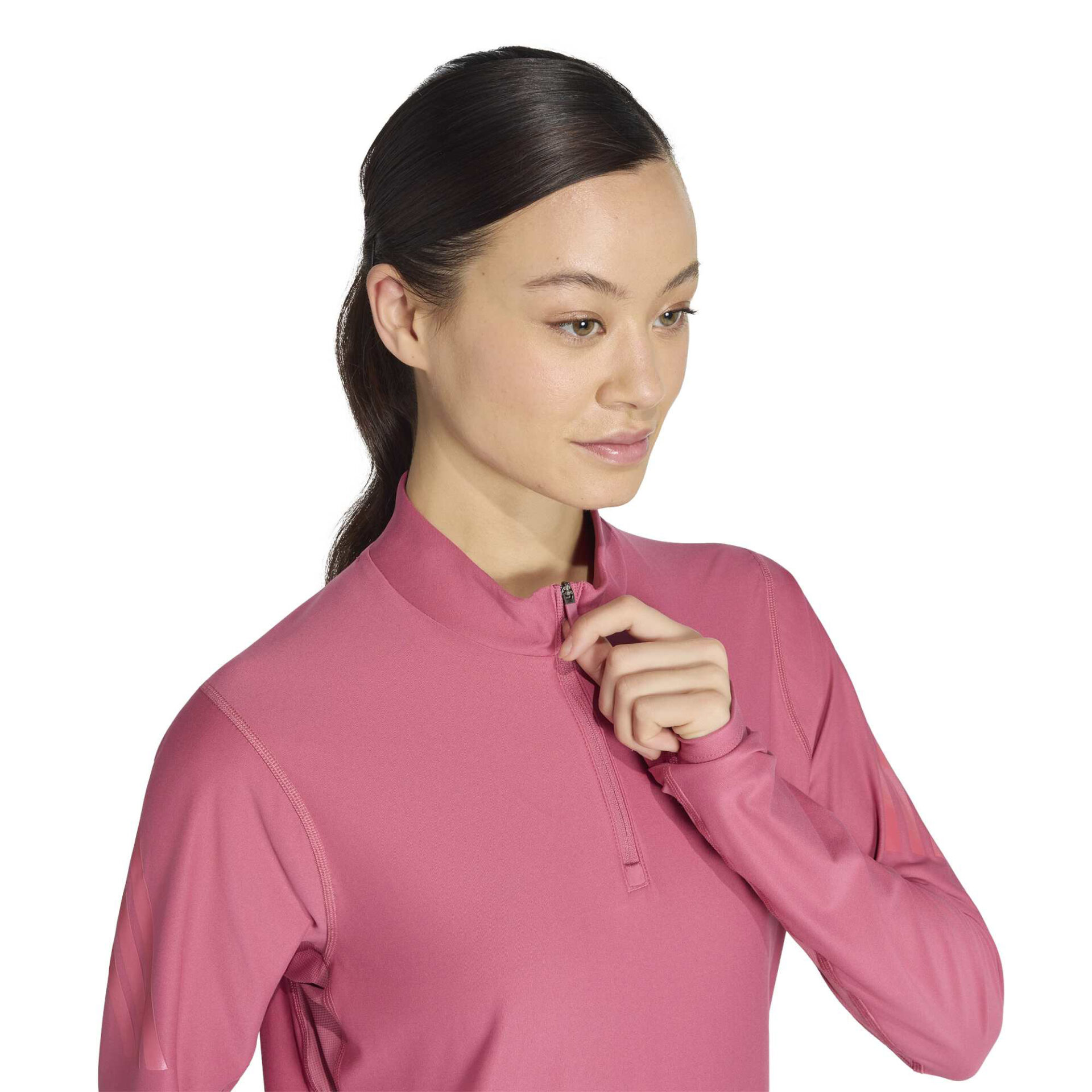 Adidas Women's adi365 1/2 Zip Pullover - Dual Magenta - Image 4