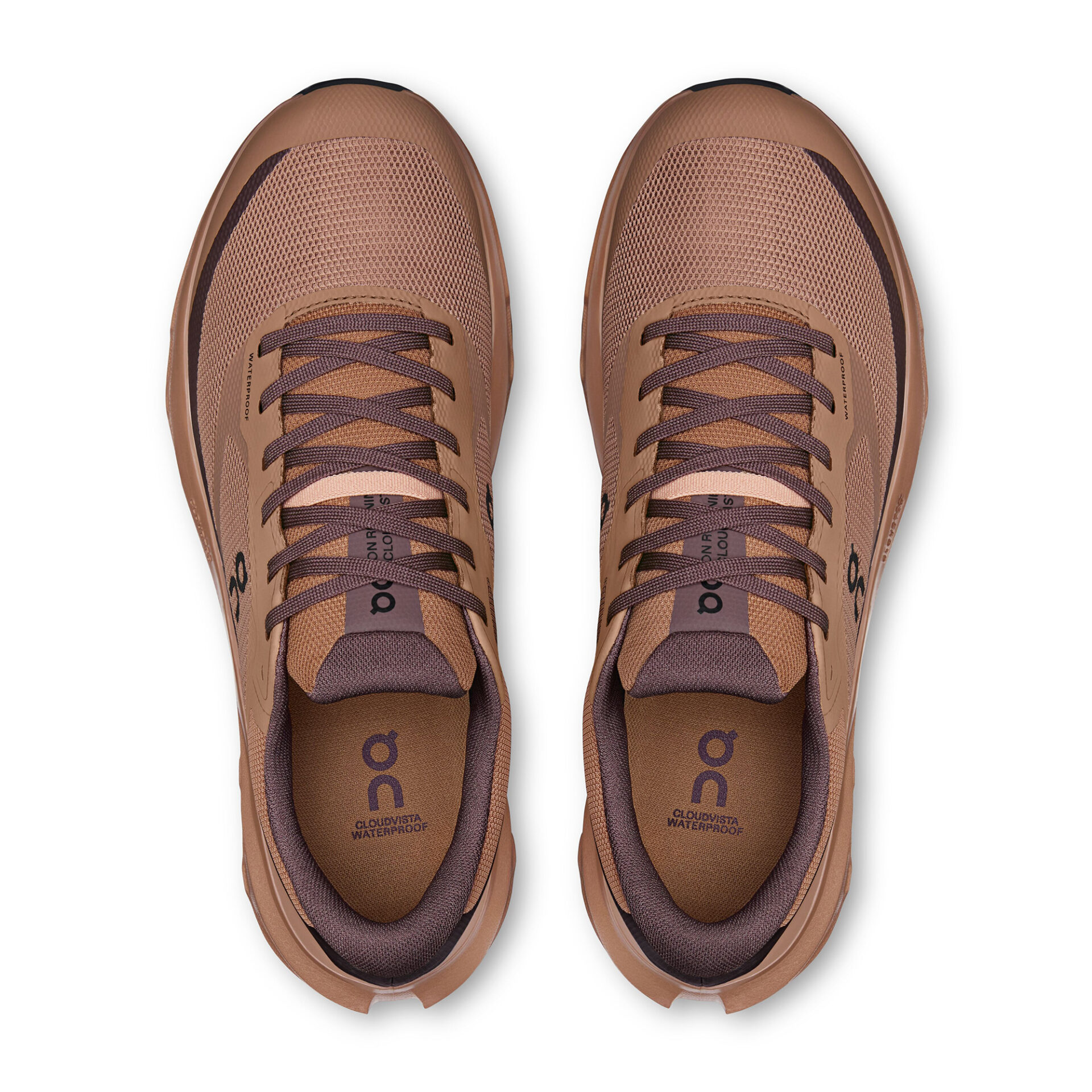On Men's Cloudvista 3 Waterproof - Portobello/Mulberry - Image 4