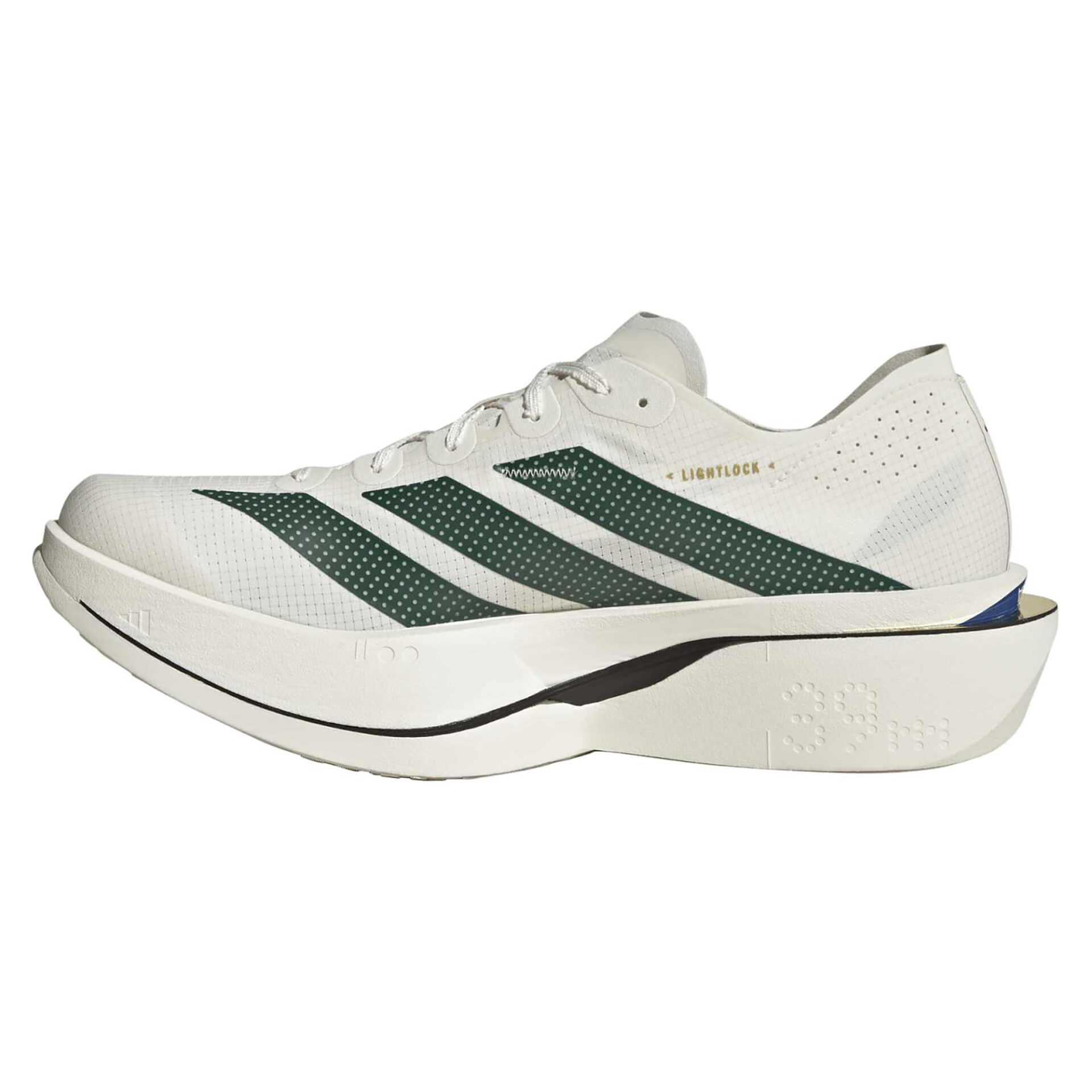 Adidas Men's Adizero Adios Pro 5 - Off White/Collegiate Green/Royal Blue - Image 2