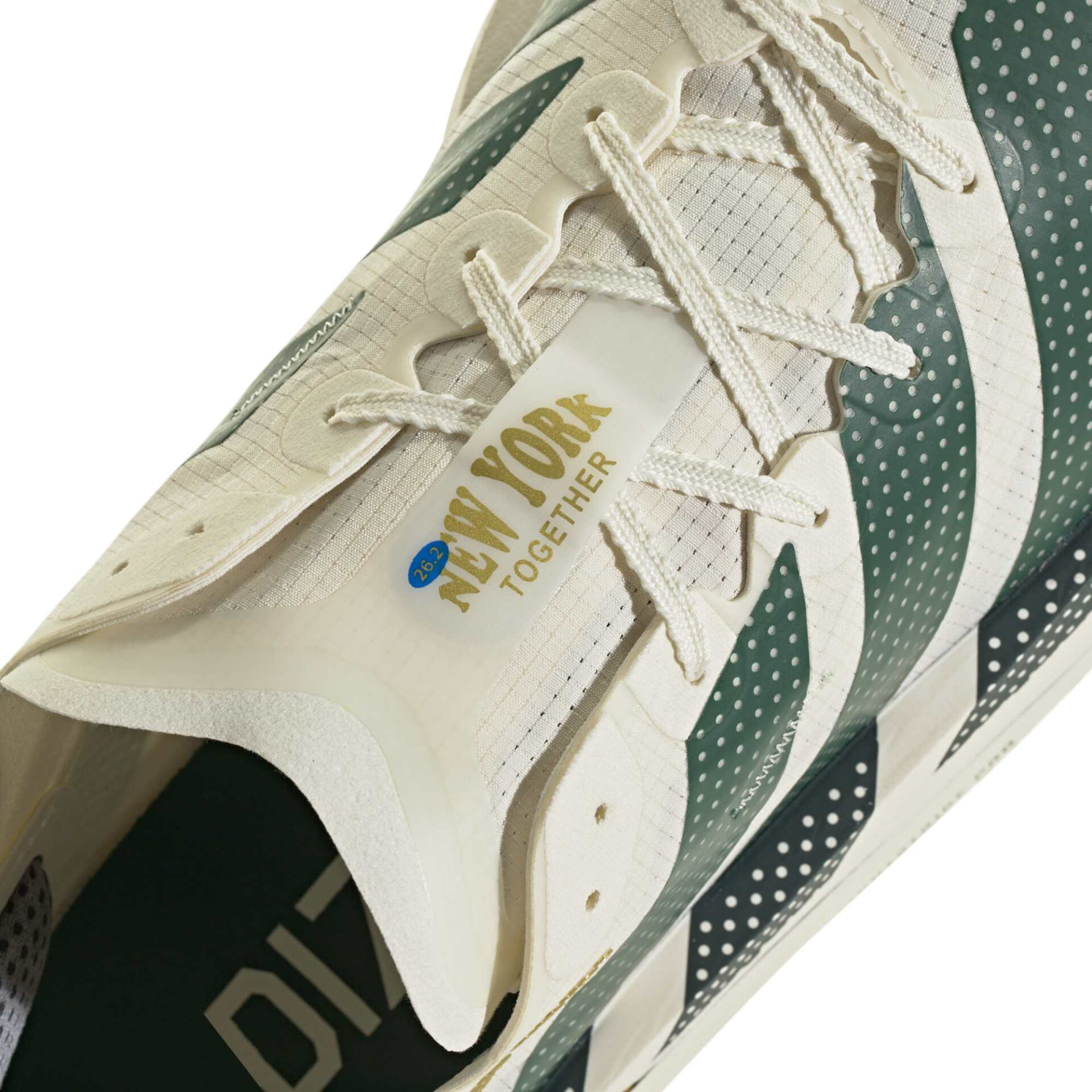 Adidas Men's Adizero Adios Pro 5 - Off White/Collegiate Green/Royal Blue - Image 7