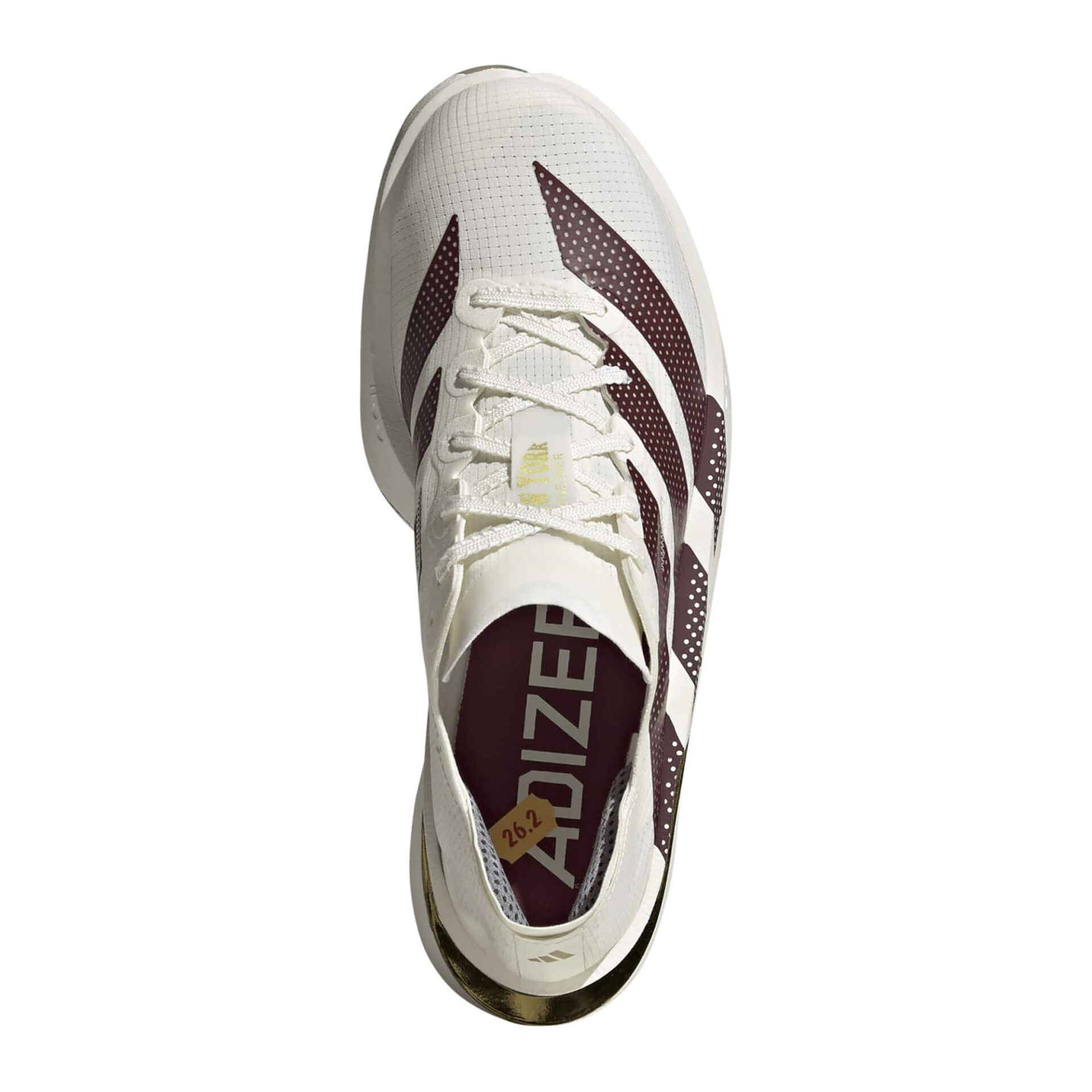 Adidas Women's Adizero Adios Pro 5 - Off White/Shadow Red/Royal Blue - Image 5
