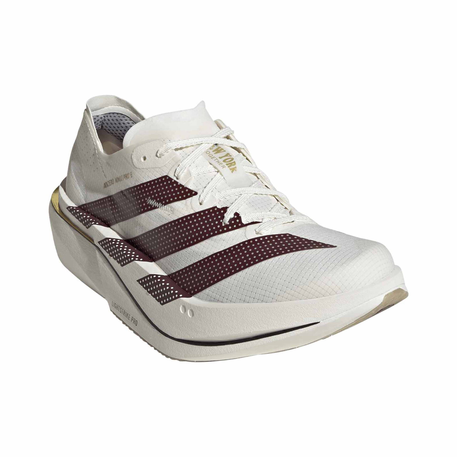 Adidas Women's Adizero Adios Pro 5 - Off White/Shadow Red/Royal Blue - Image 3