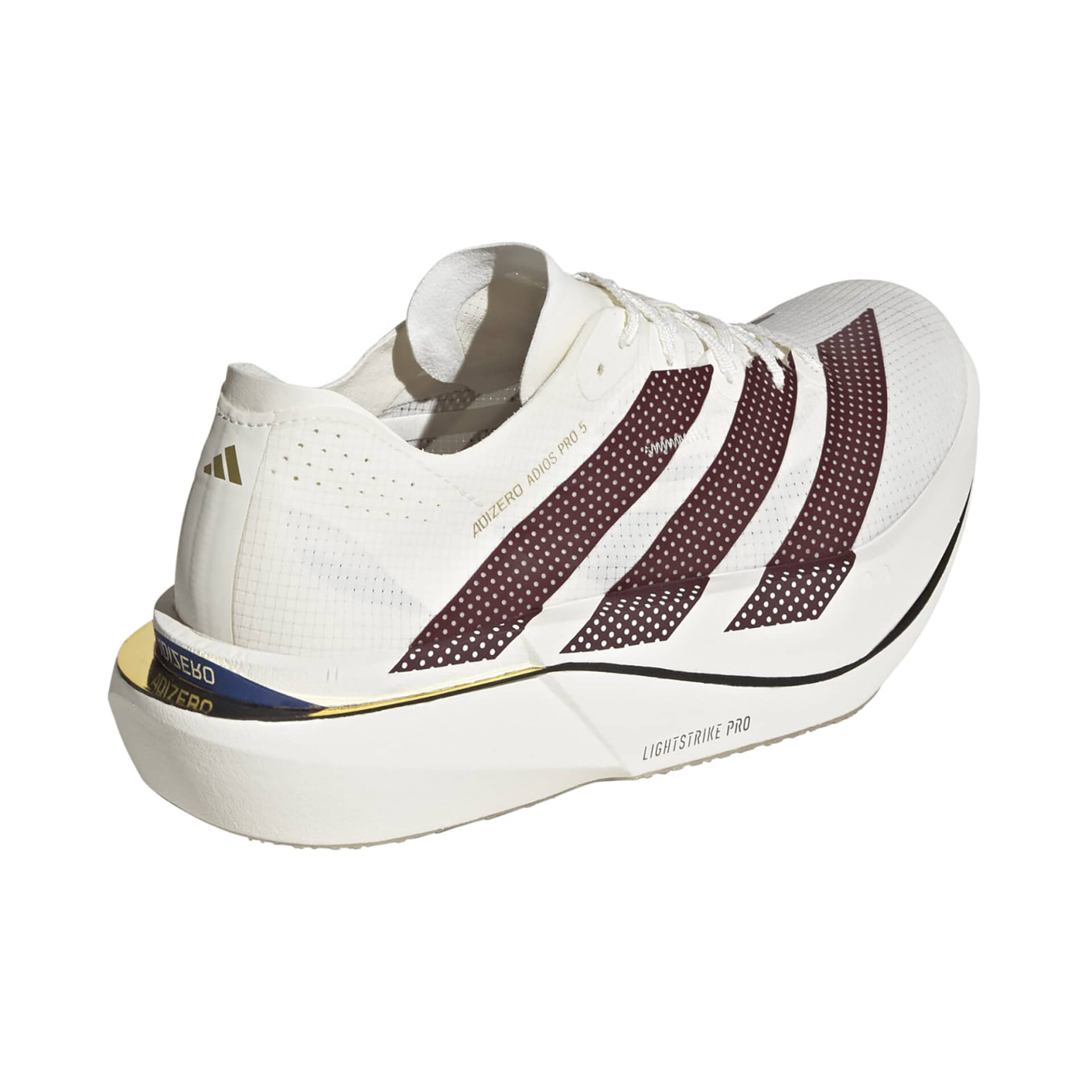 Adidas Women's Adizero Adios Pro 5 - Off White/Shadow Red/Royal Blue - Image 4
