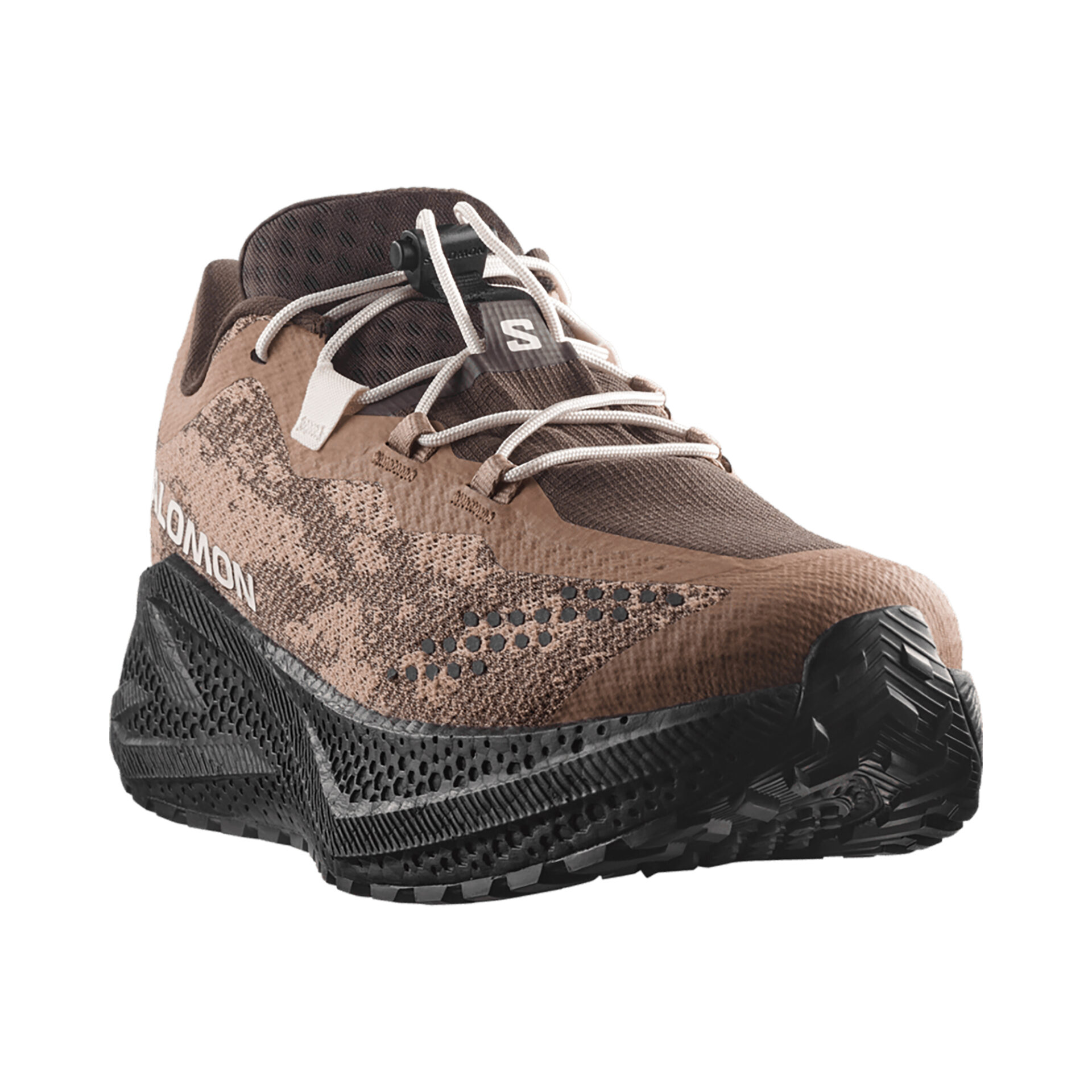 Salomon Men's Aero Glide 4 GRVL - Burro/Black/Vanilla Ice - Image 3