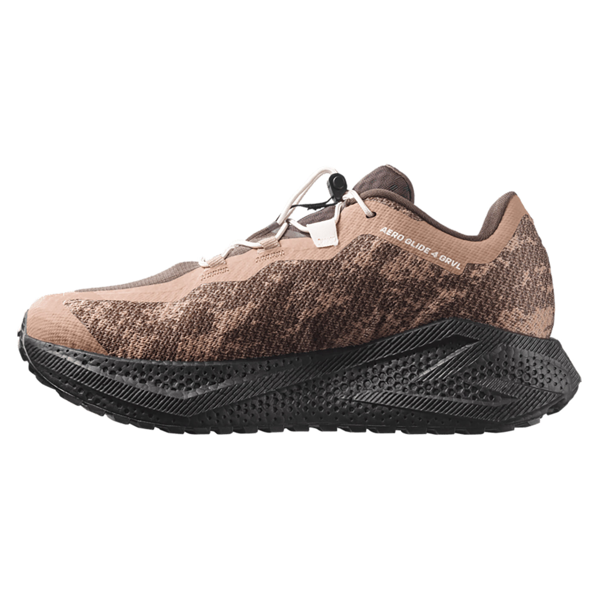 Salomon Men's Aero Glide 4 GRVL - Burro/Black/Vanilla Ice - Image 2