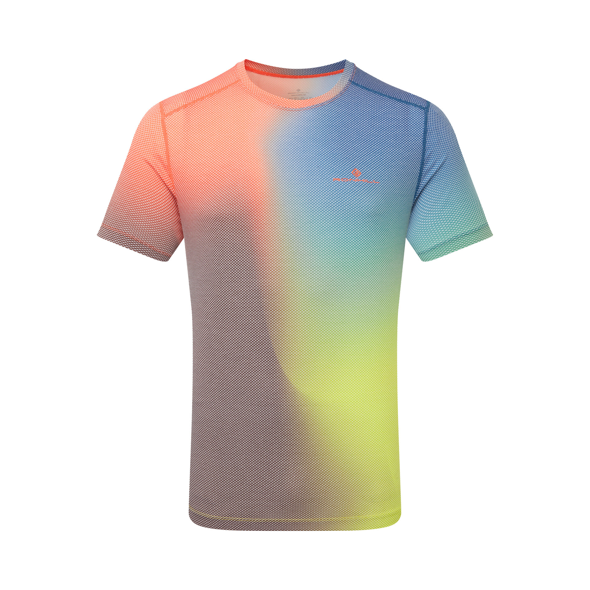 Ronhill Men's Tech Golden Hour Tee - Ronhill Red Merge - Image 7