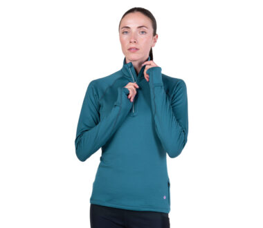 Ronhill Women's Tech Winter 1/2 Zip - Legion Blue/Orchid
