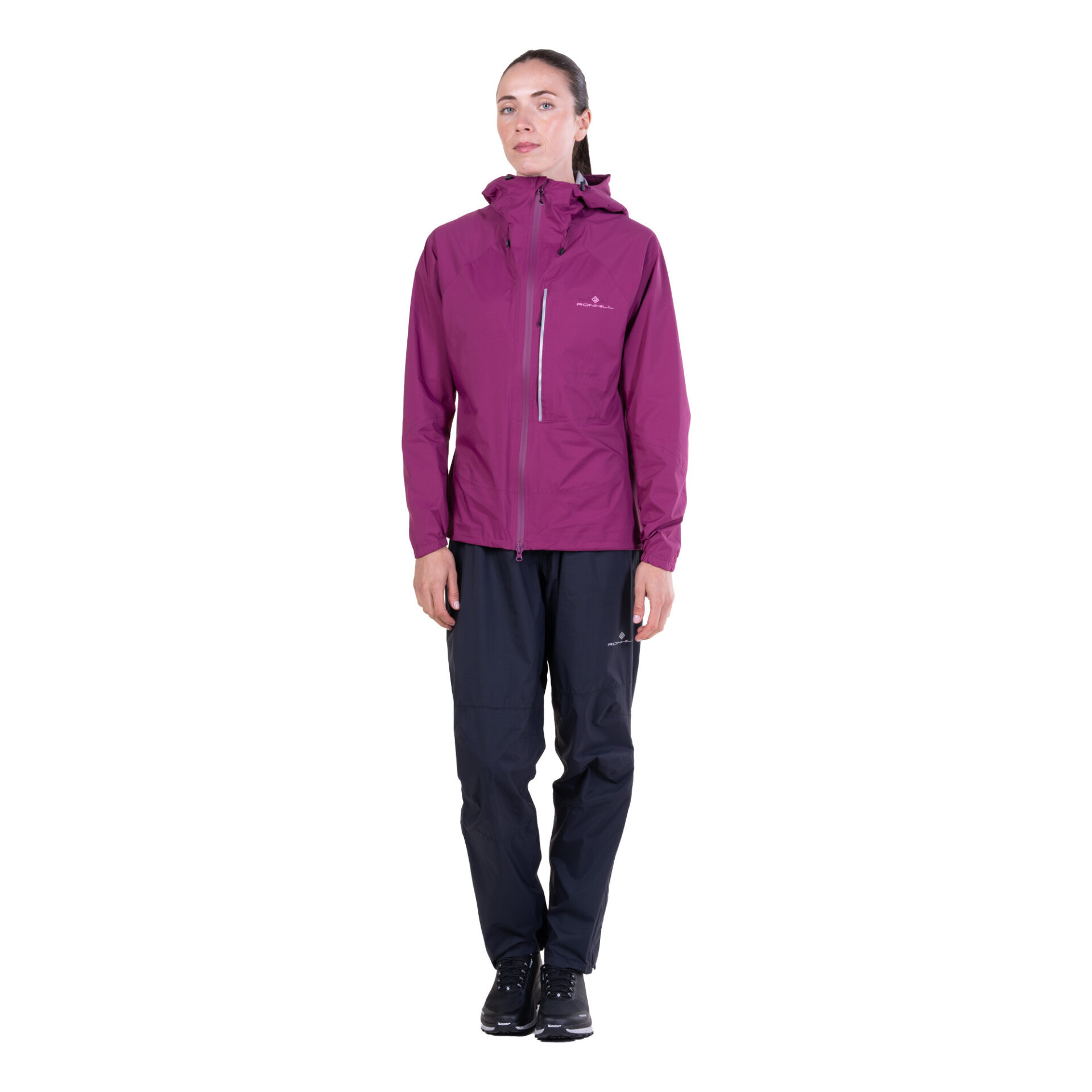 Ronhill Women's Tech Storm Jacket - Blackcurrant/Orchid - Image 3